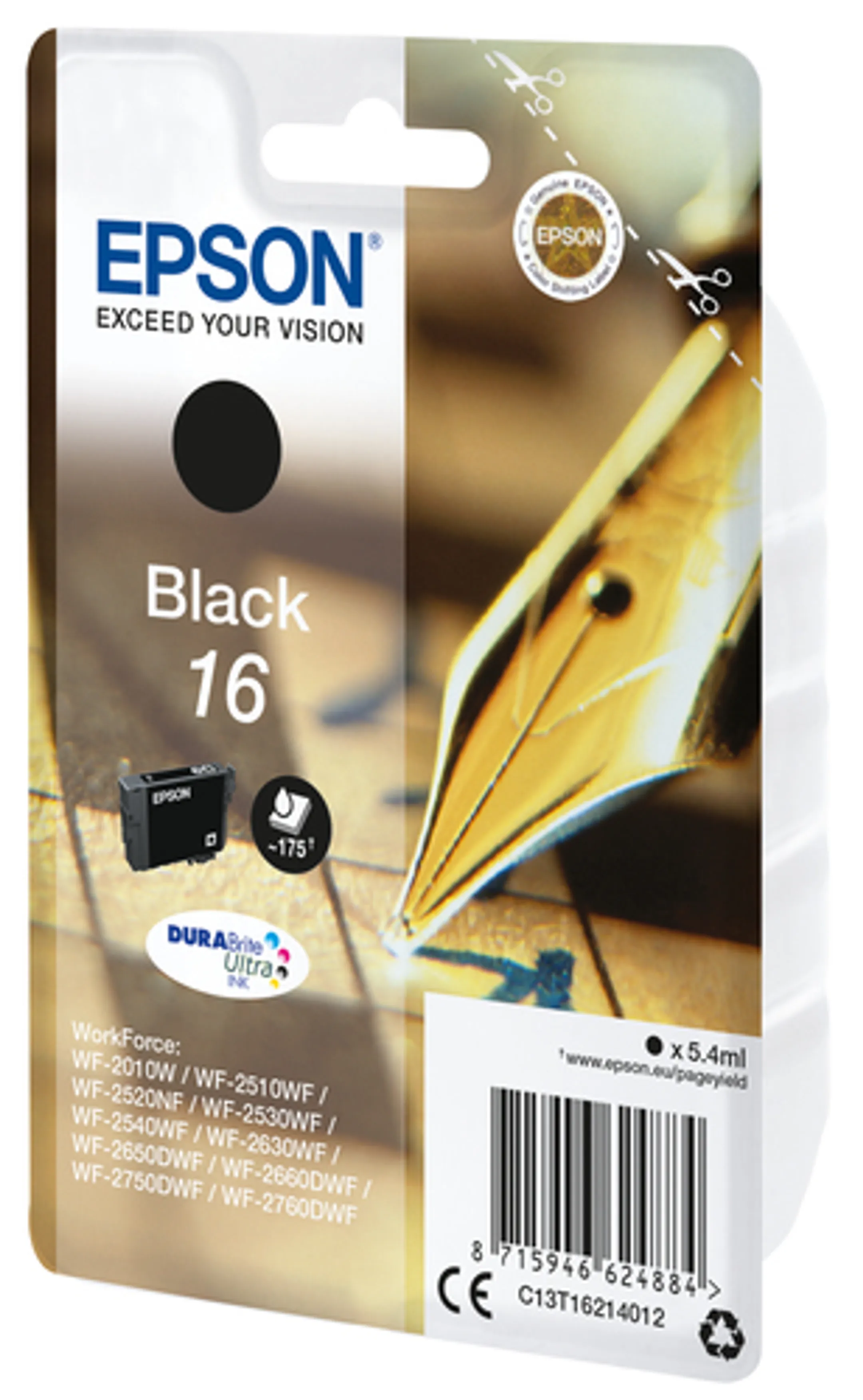 Epson 16 Schwarz - Tintenpatrone image