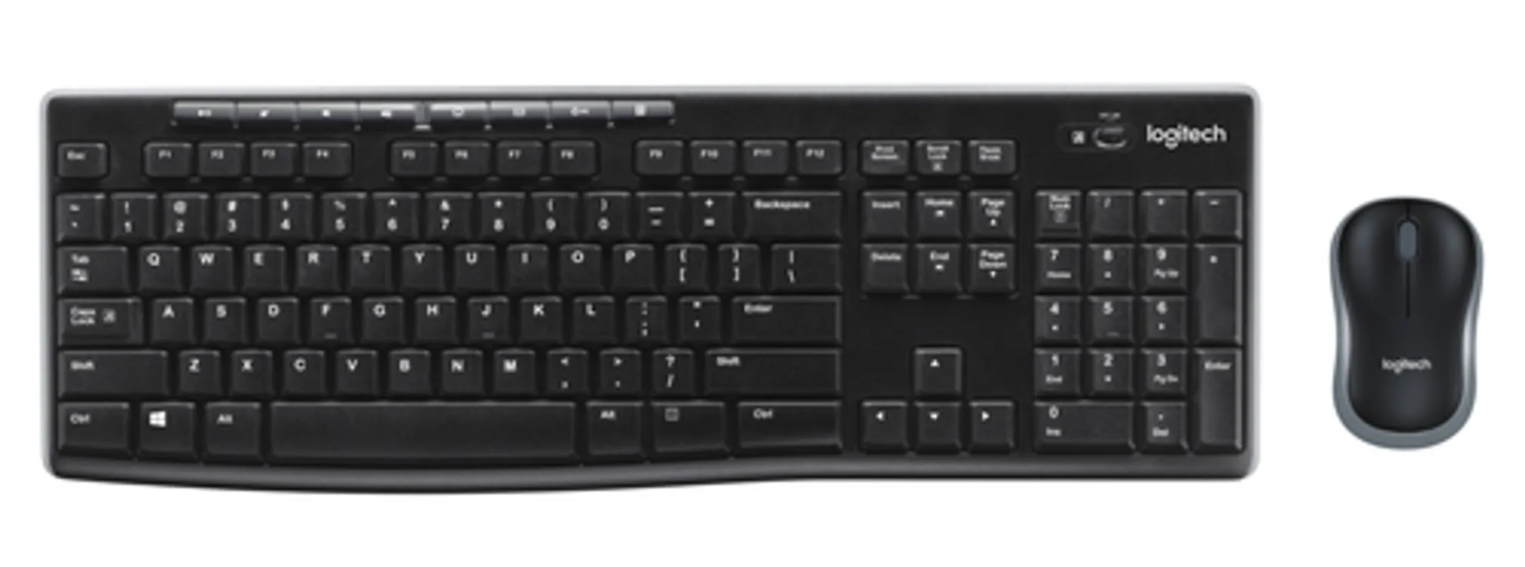 Logitech Clavier + Souris - Sans Fil - MK270 - QWERTZ (SF) - Noir image