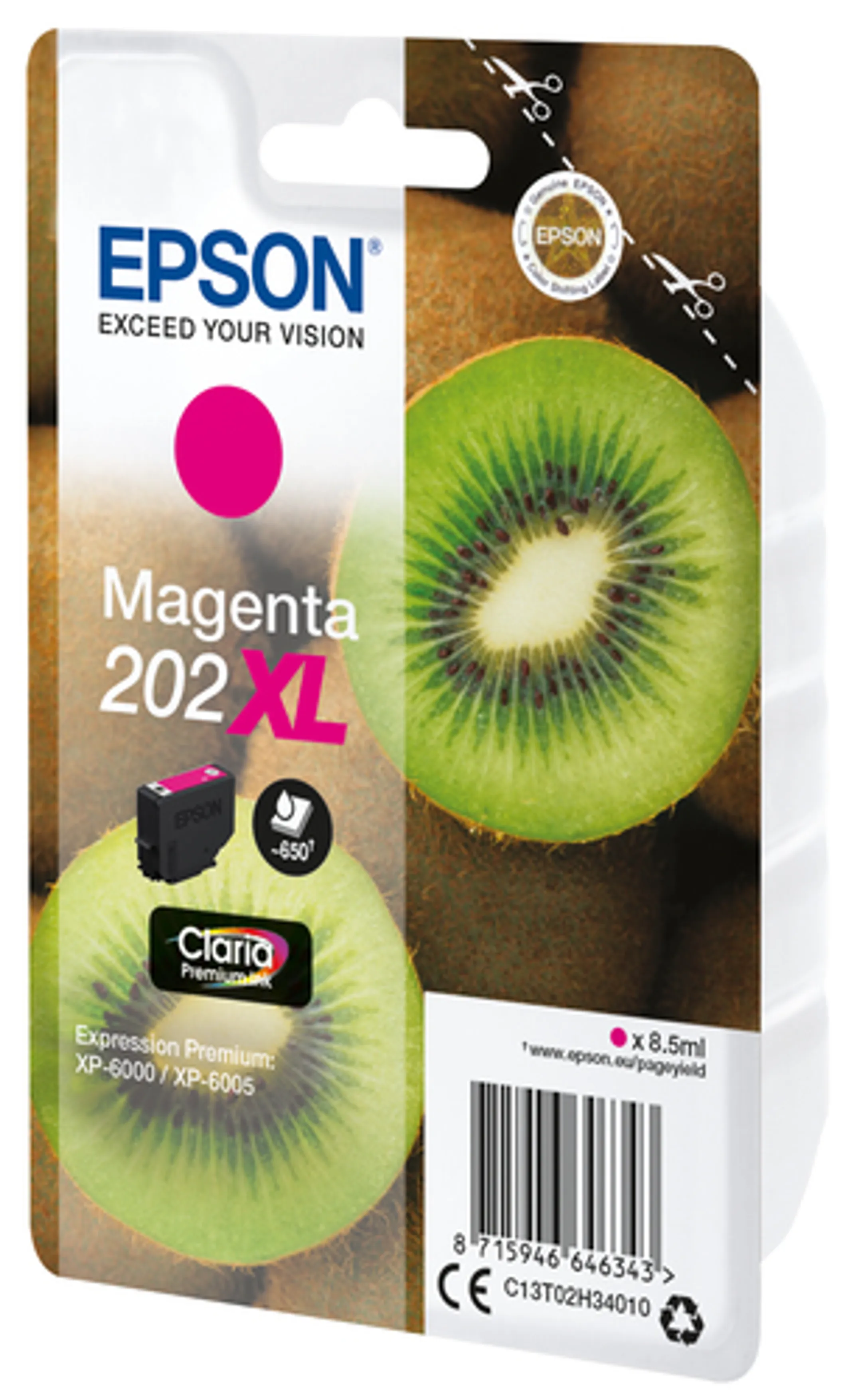 Epson 202XL Magenta - Cartouche d'encre image