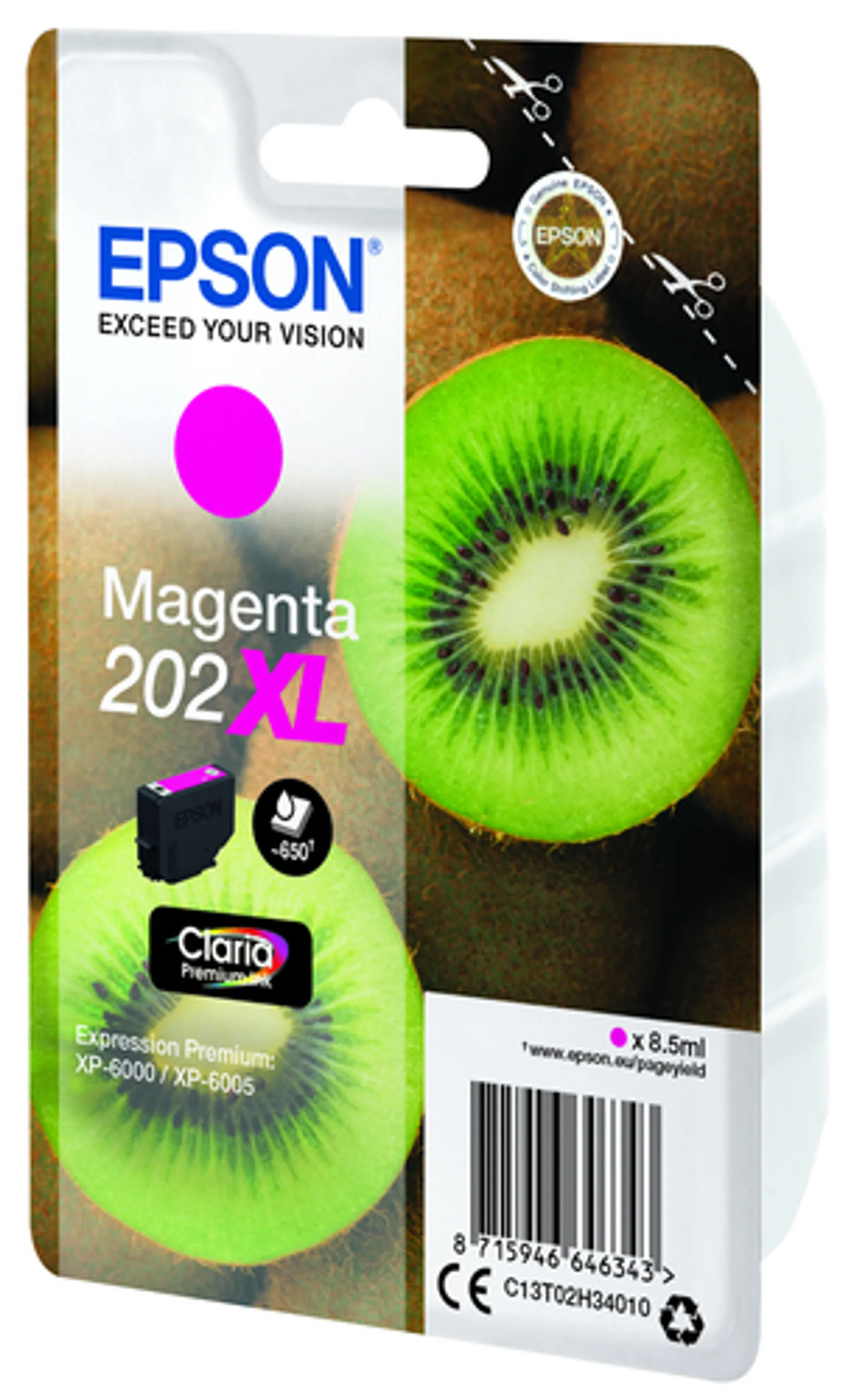 Epson 202XL Magenta - Cartouche d'encre image
