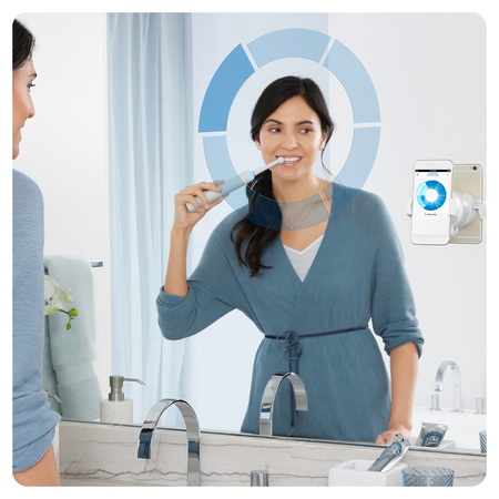 Oral-B Brosse à dents électrique Genius 10100S Blanc