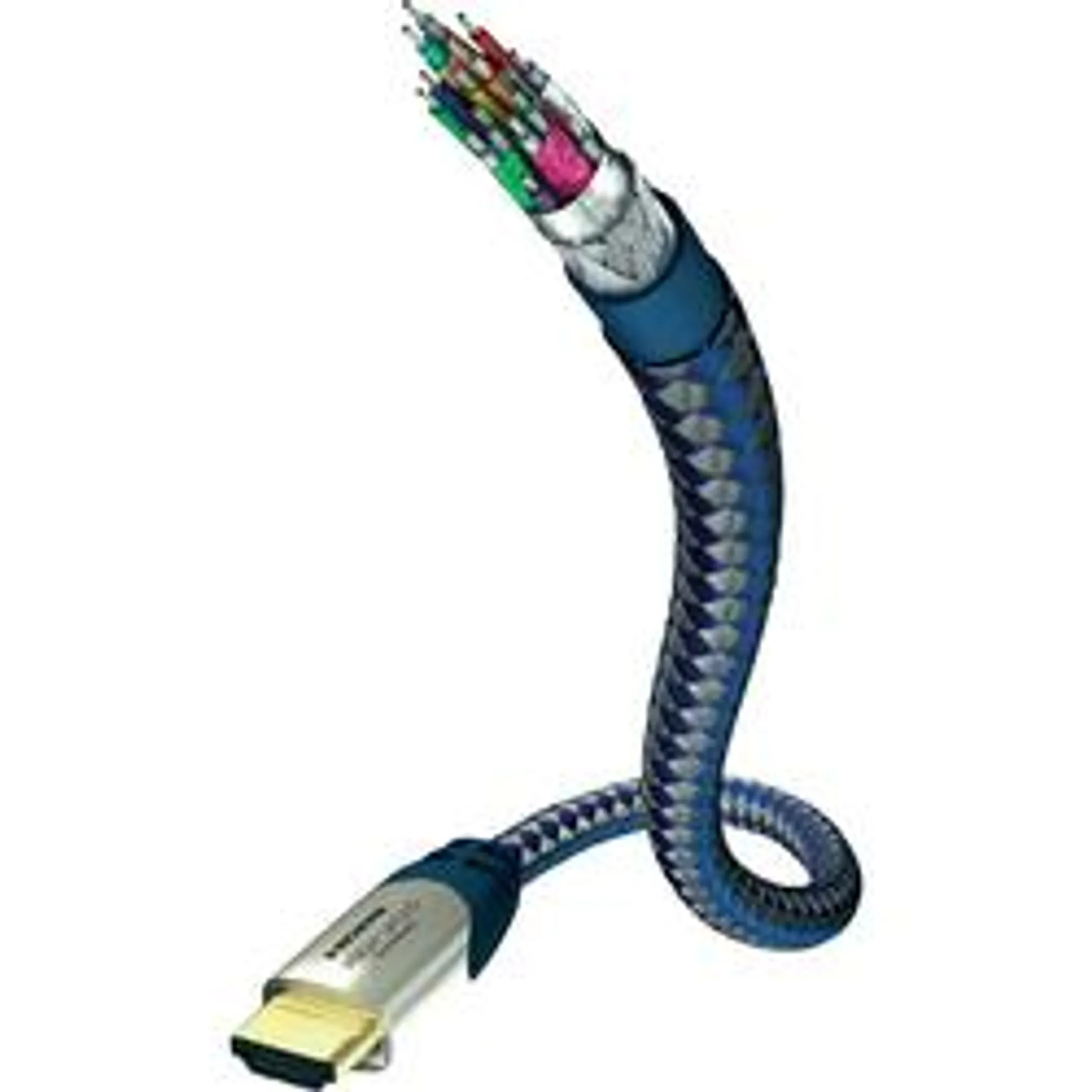 In-Akustik High Speed HDMI Cable - 3m - Blue image