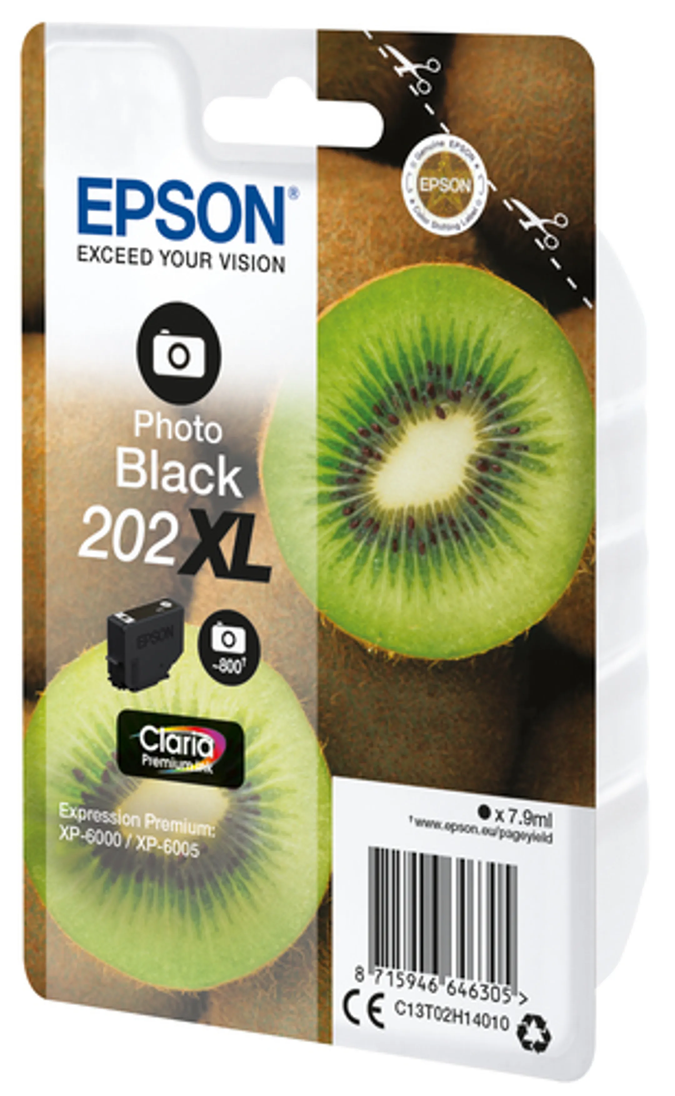 Epson 202XL Photo schwarz - Tintenpatrone image
