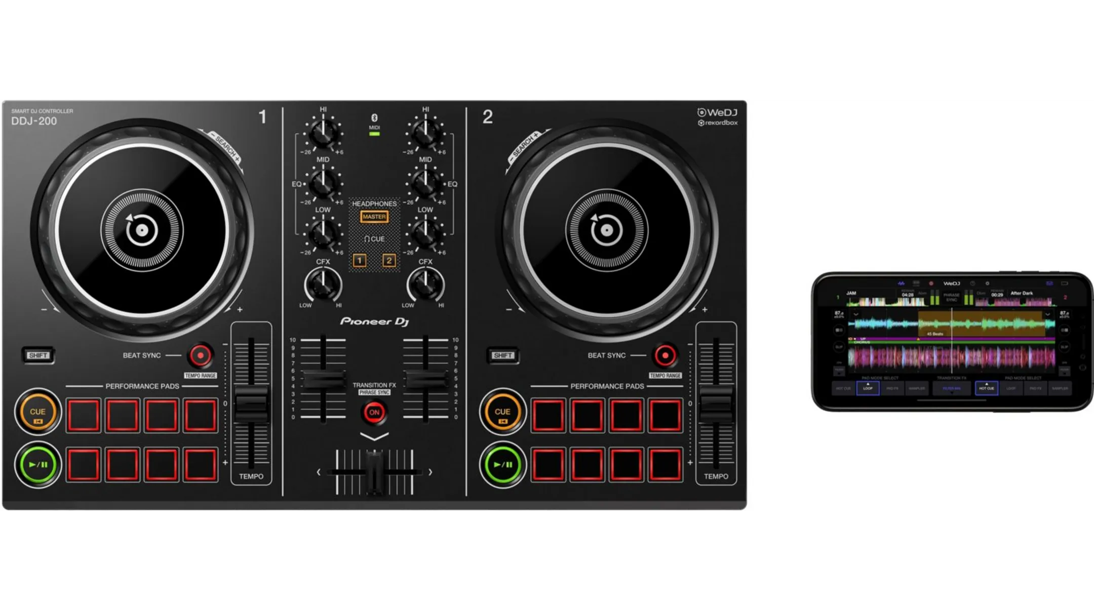 PIONEER DJ DJ-Controller DDJ-200 image