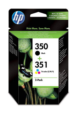 HP 350 Noir + 351 Couleur - Cartouche d'encre