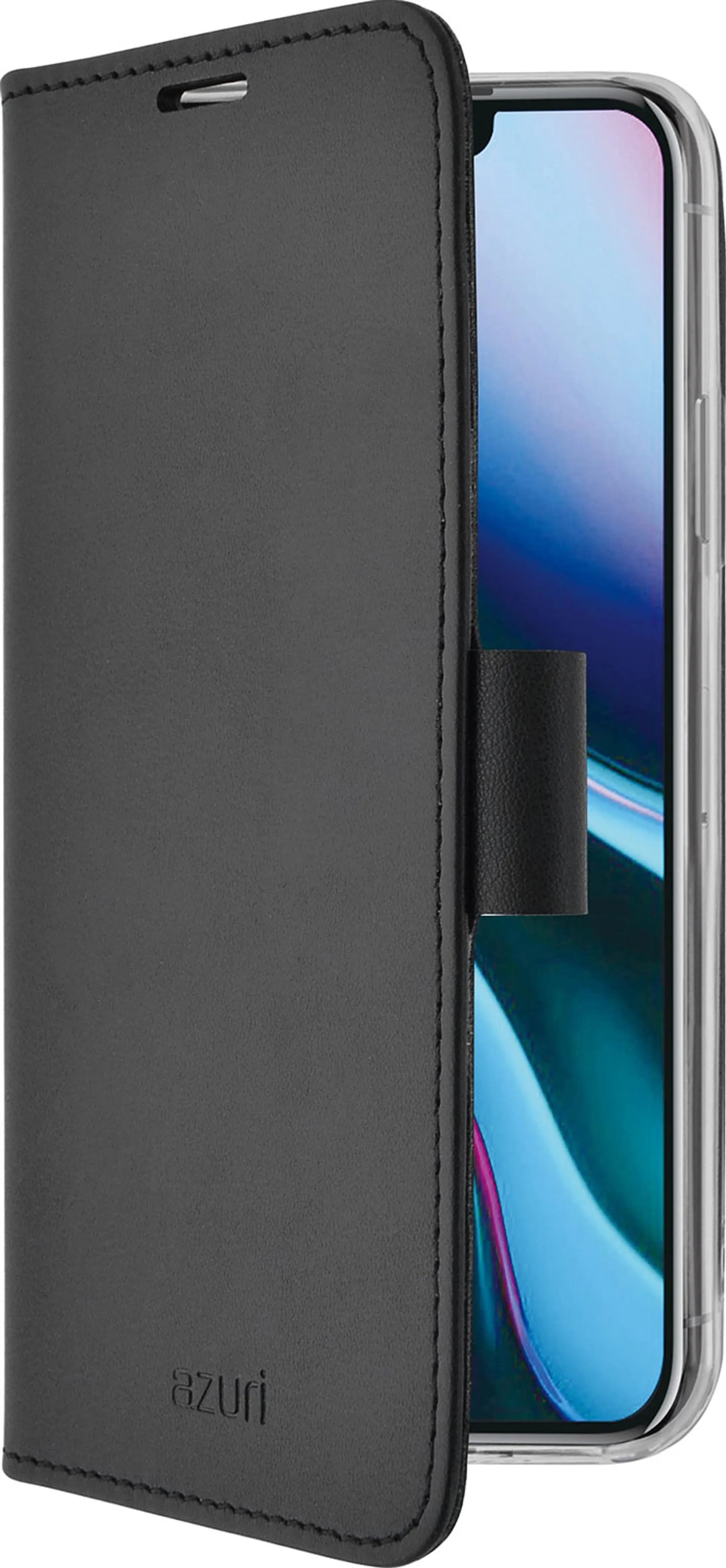 Azuri Étui portefeuille pour iPhone 11 Pro - Noir image