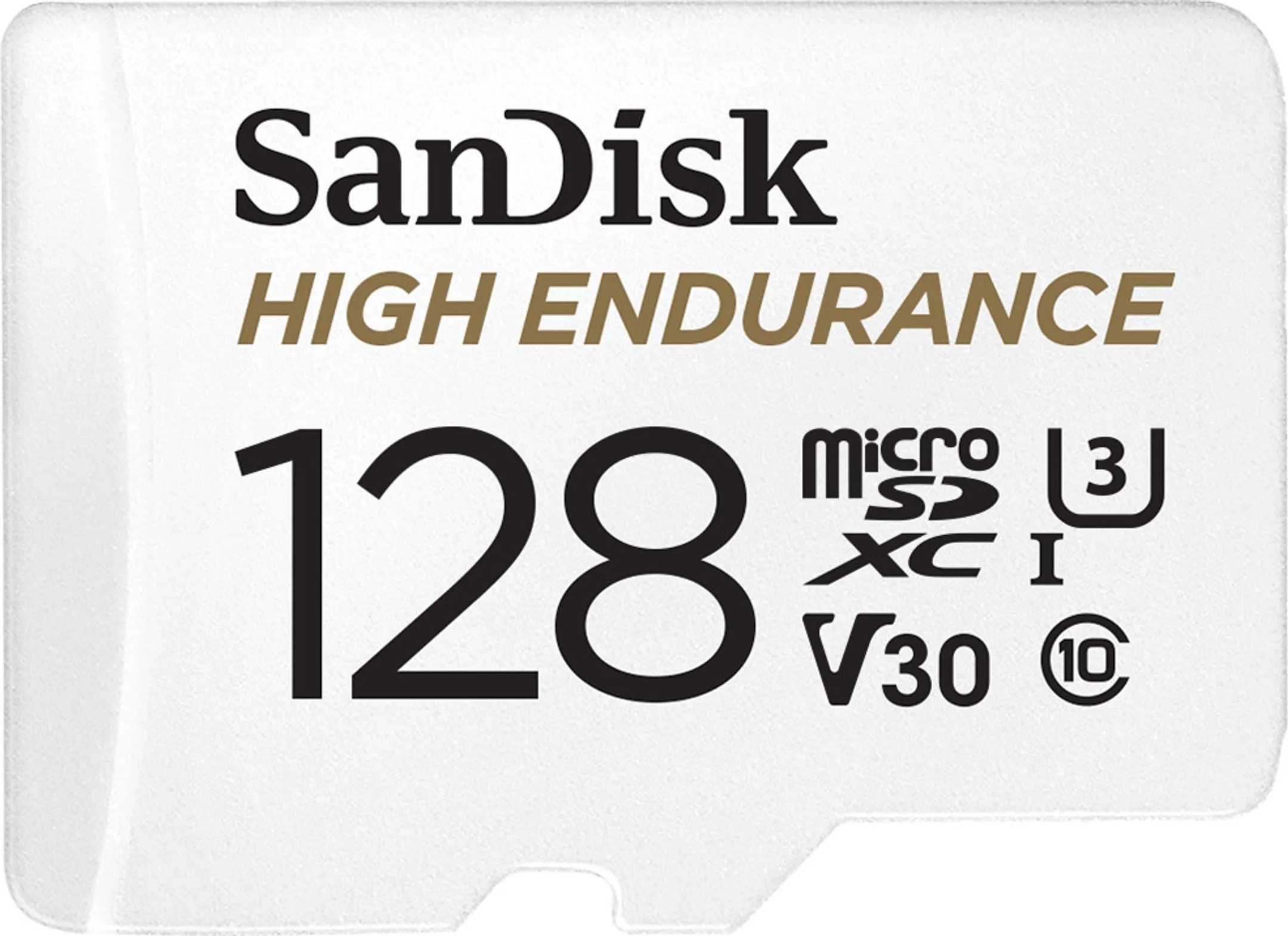 Speicherkarte Micro SDXC High Endurance - 128 GB - Weiß