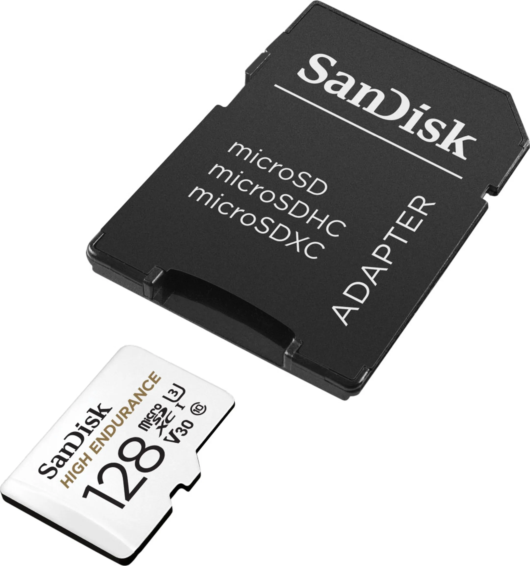 Sandisk Memory card Micro SDXC High Endurance - 128 GB - White image