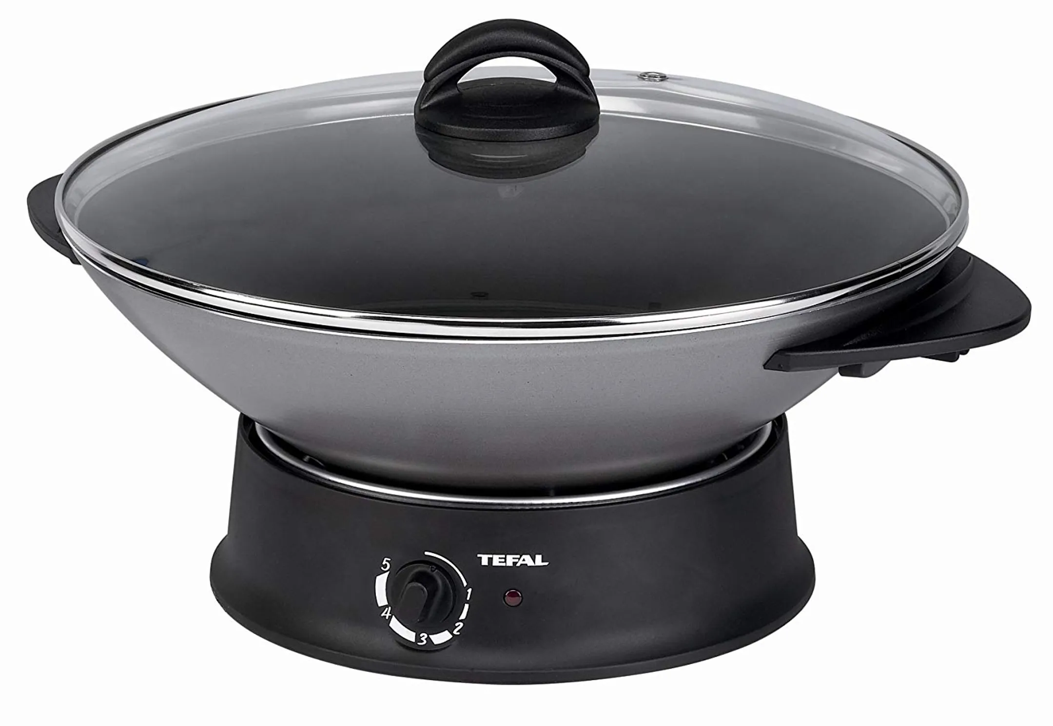 Wok électrique WO300010 Argent 1200W