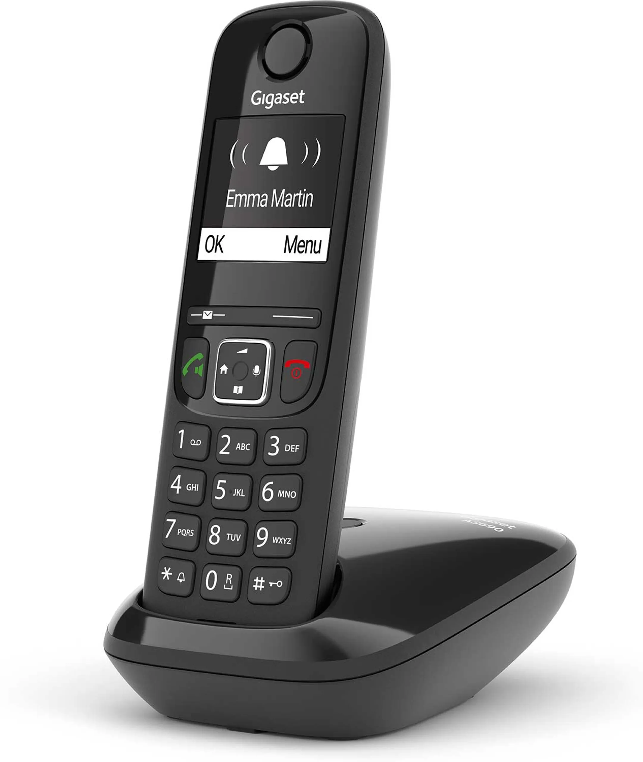 Gigaset Telephone AS690R Duo - Noir image