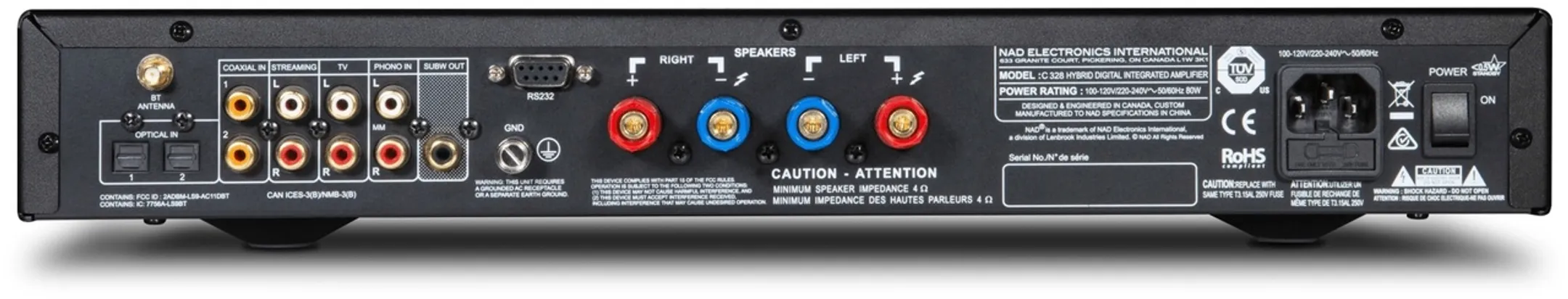 NAD Amplificateur HIFI C328 Noir image