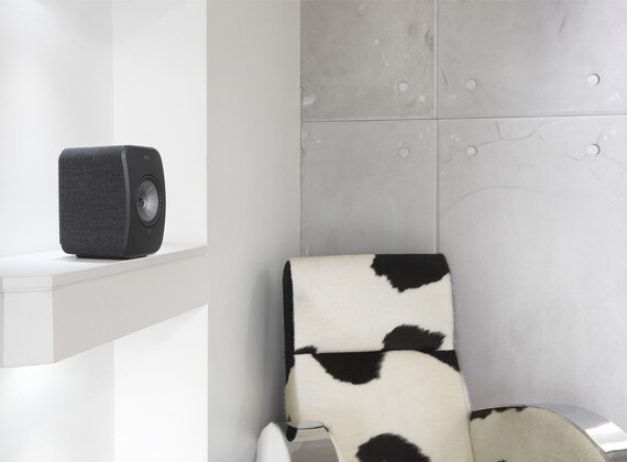 KEF LSX Enceintes sans fil Noir (Paire)