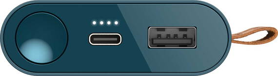 FRESH NREBEL Powerbank - 12.000 mAh - Petrol Blue - 2PB12000PB