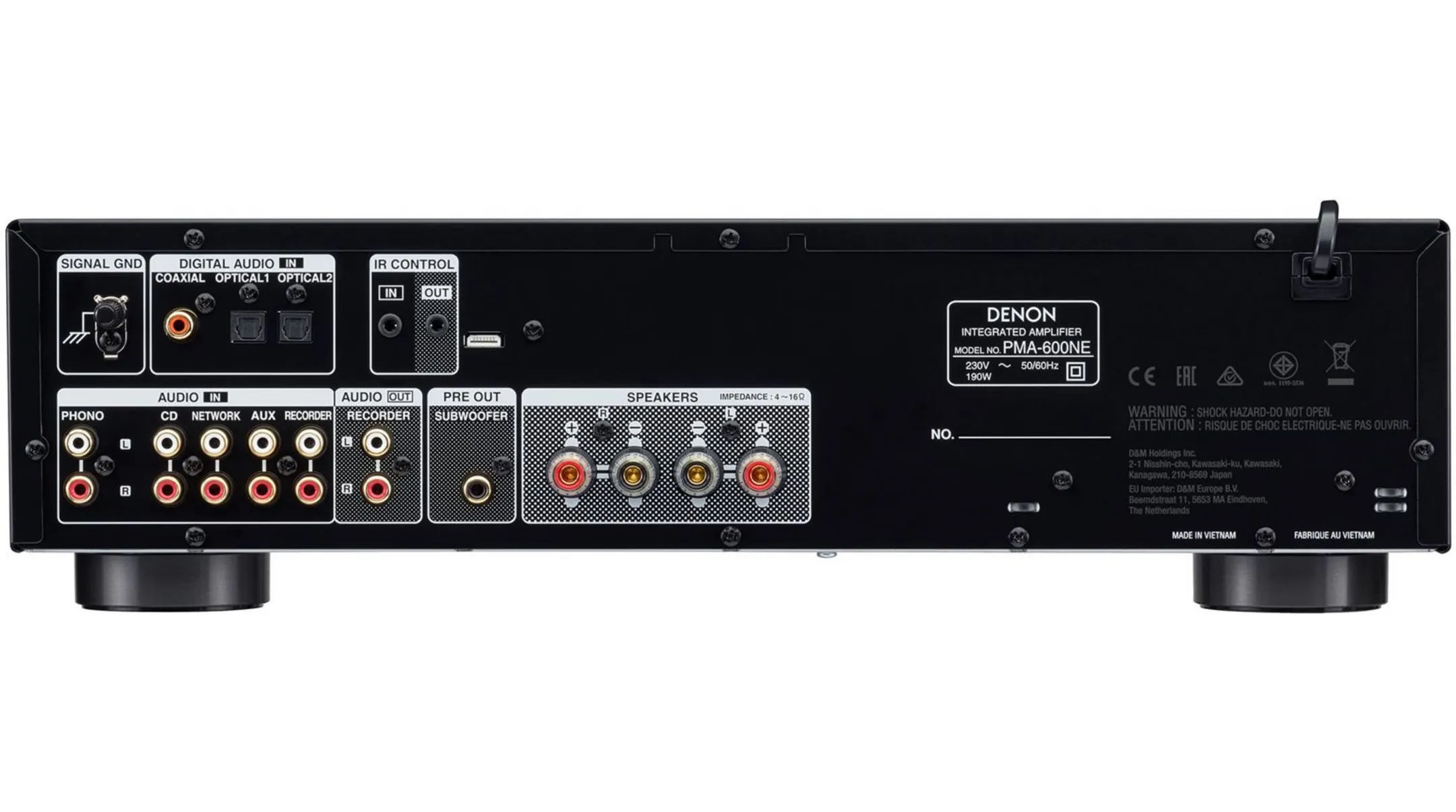 Denon HIFI Amplifier PMA-600NE Black image