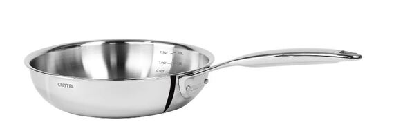 CRISTEL Poêle inox Castel'Pro 24cm PS24CPF