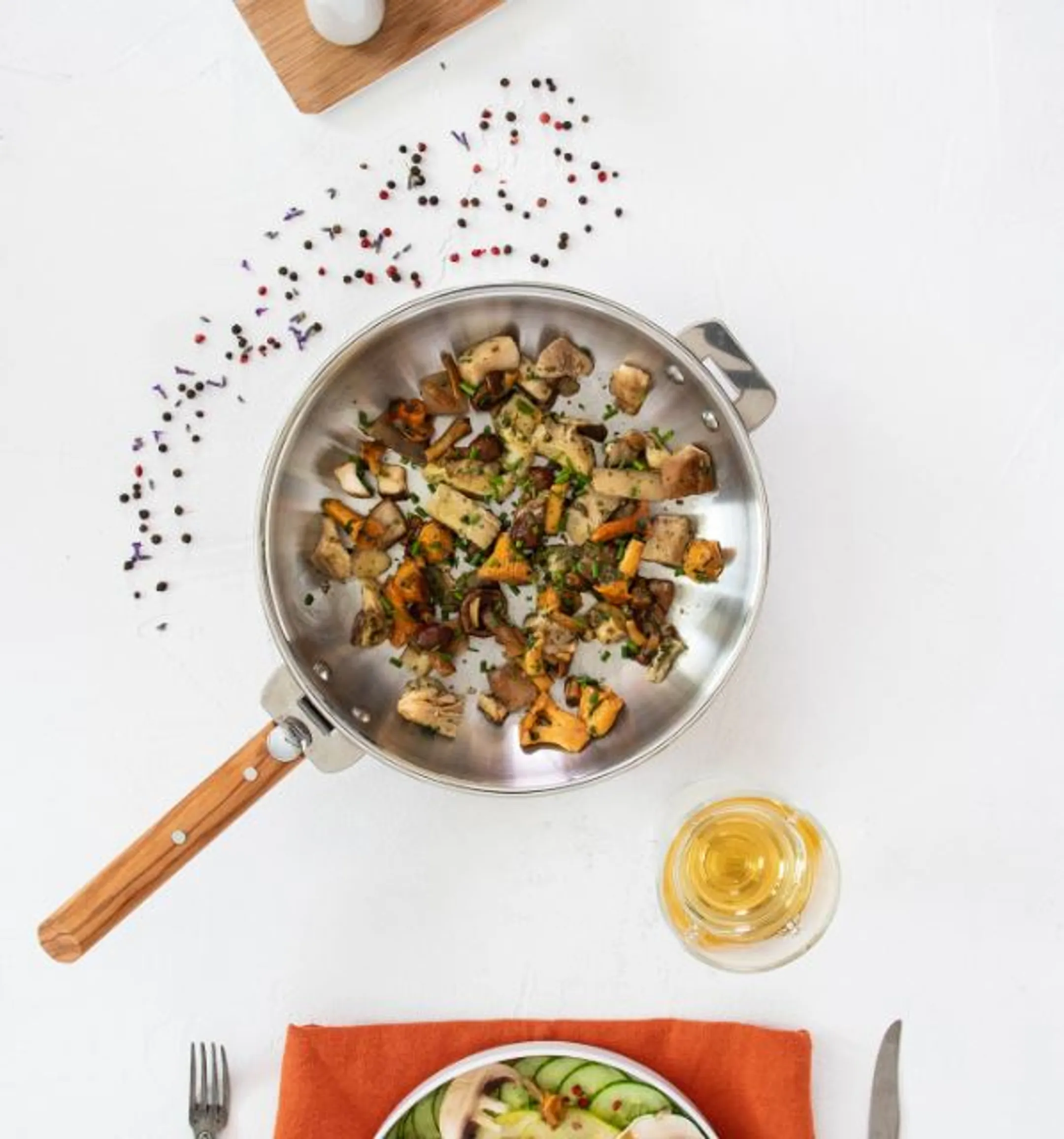 CRISTEL Wok Stainless Ø28cm - Casteline WOKT28Q image