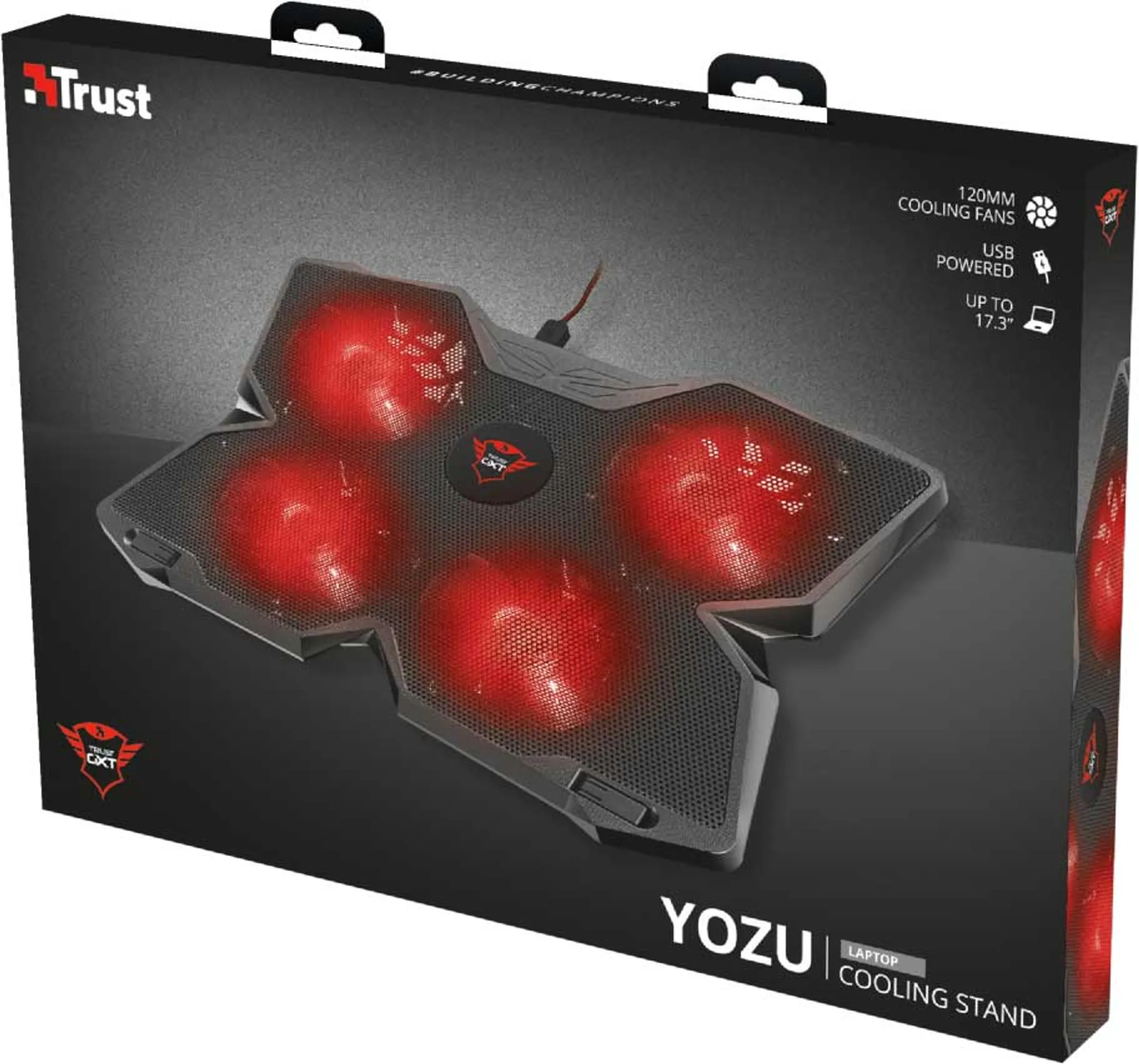 Trust Cooling support Yozu pour ordinateurs à 17,3" - GXT 278 image