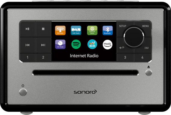 SONORO Radio numérique Elite SO-910 V2 Noir
