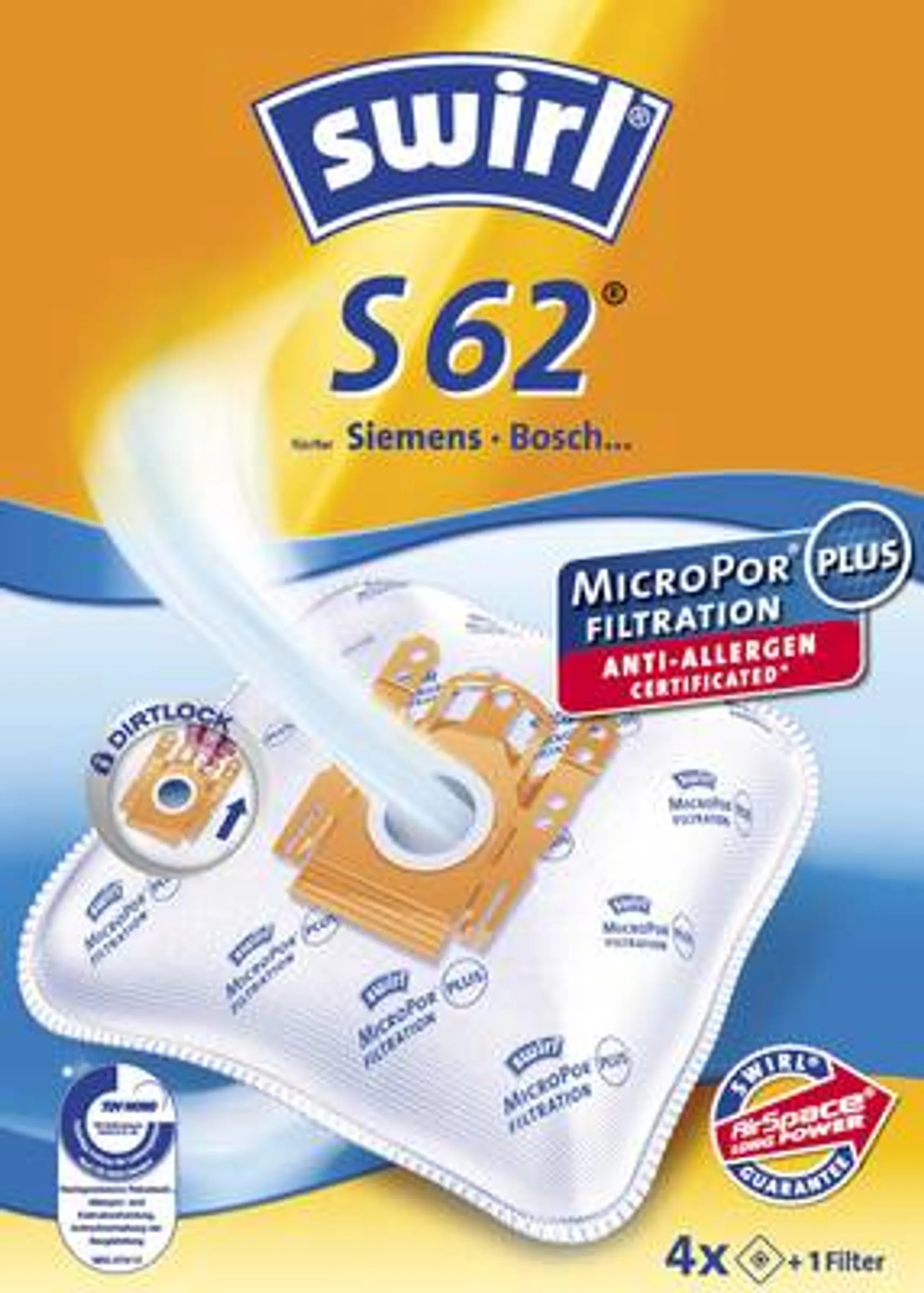 Sac aspirateur S62