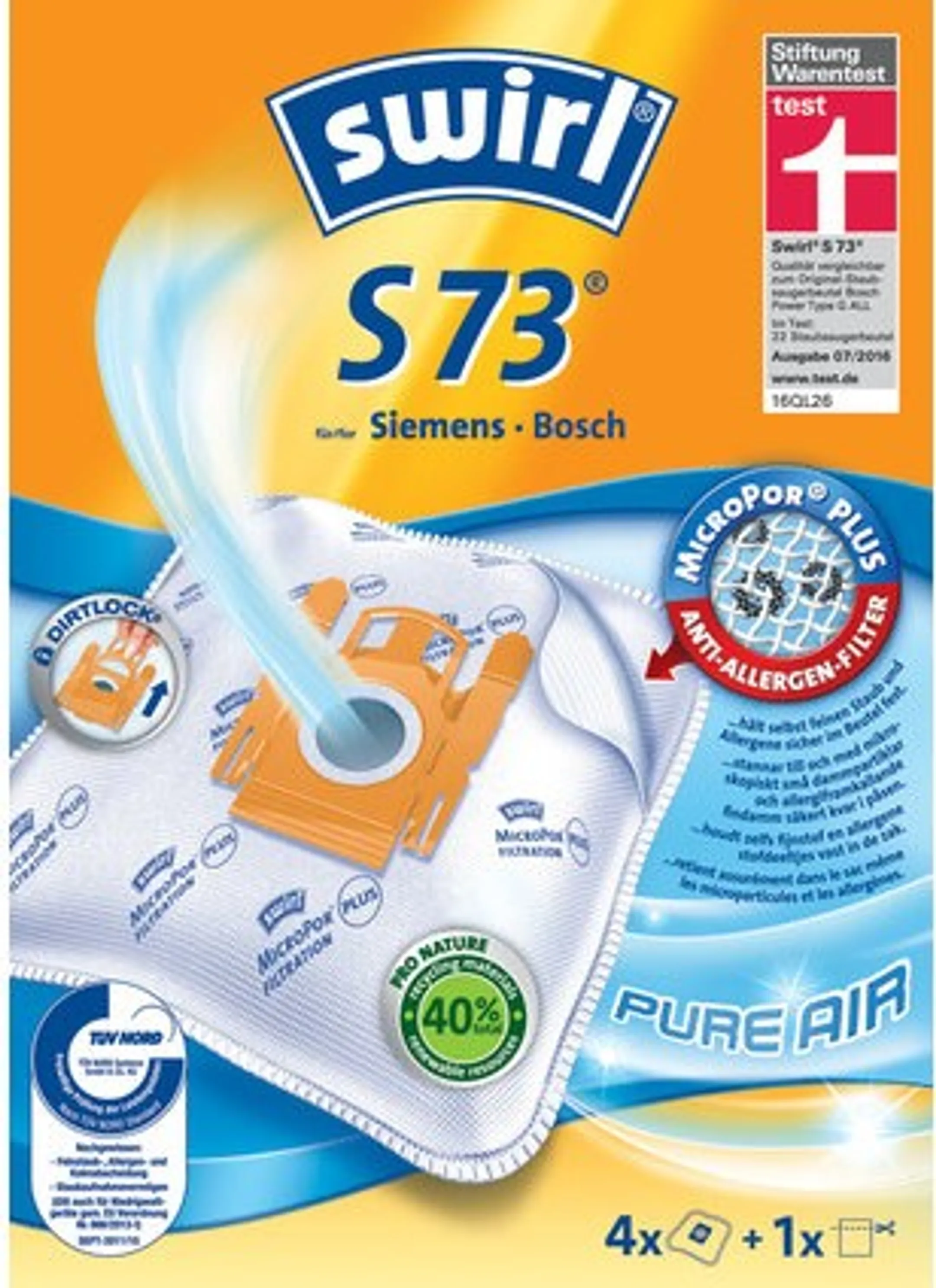 Swirl Sac aspirateur S73 image