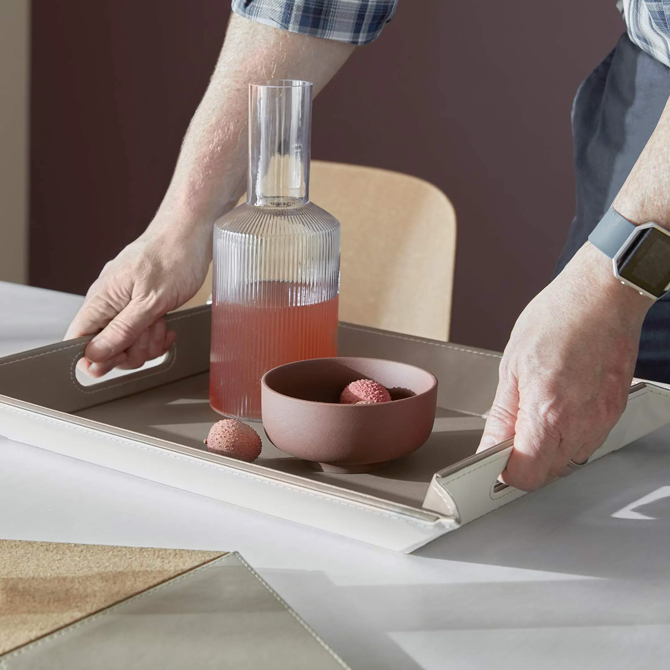 FREEFORM Plateau en simili cuir FFTS1417 image