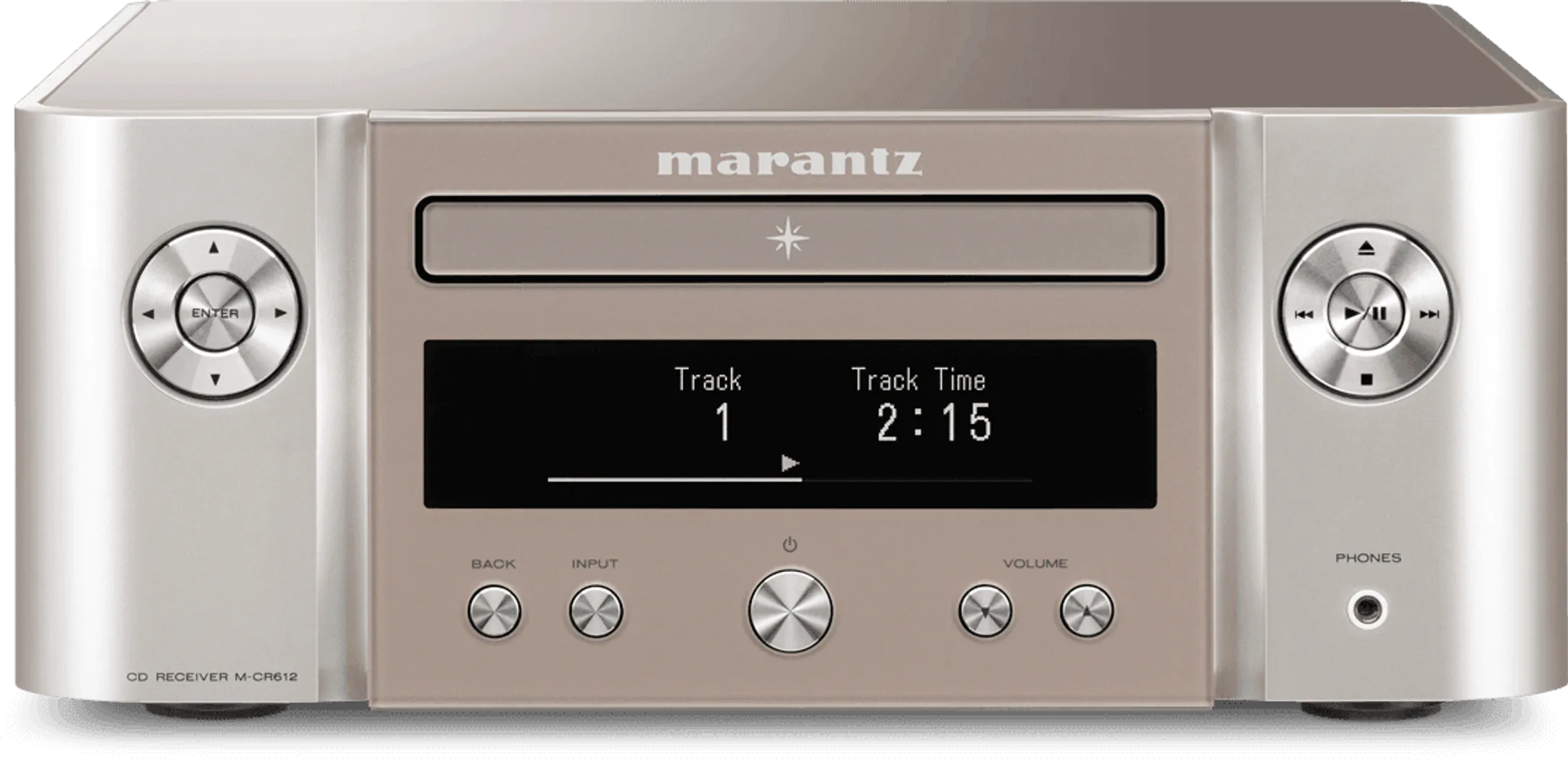 Chaîne Hi-Fi Melody CR612 Argent