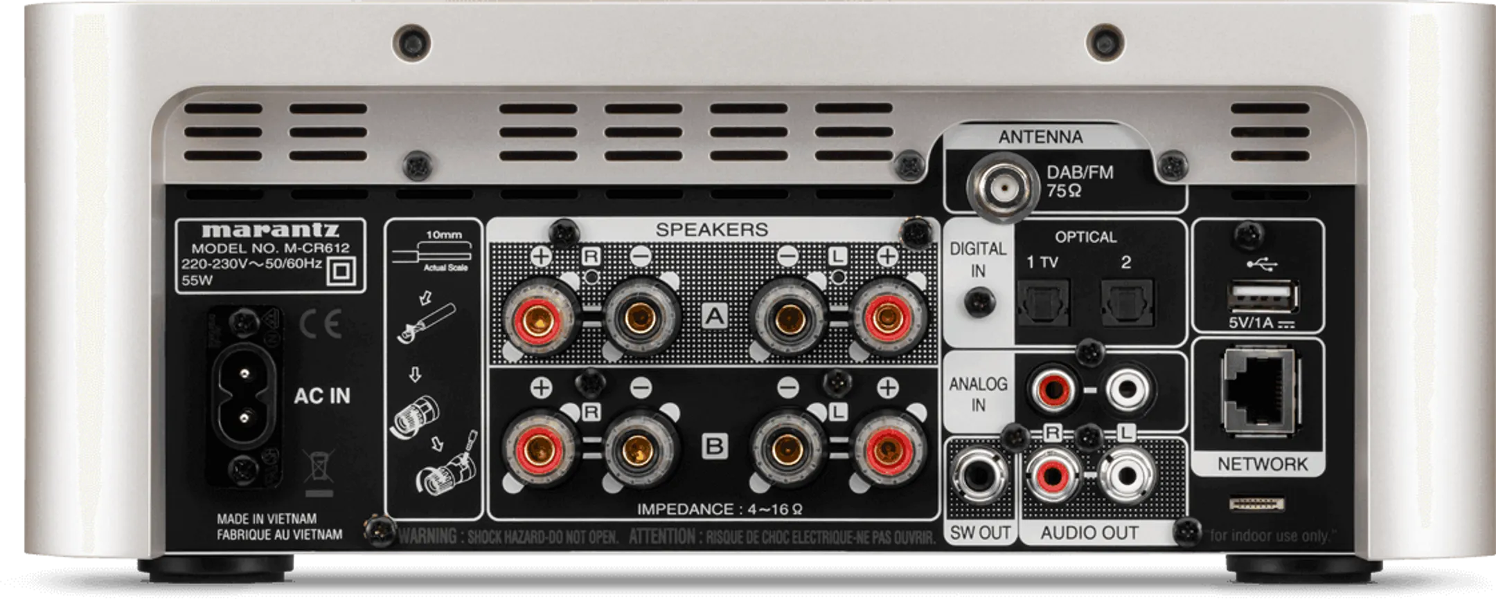 Marantz Chaîne Hi-Fi Melody CR612 Silver image