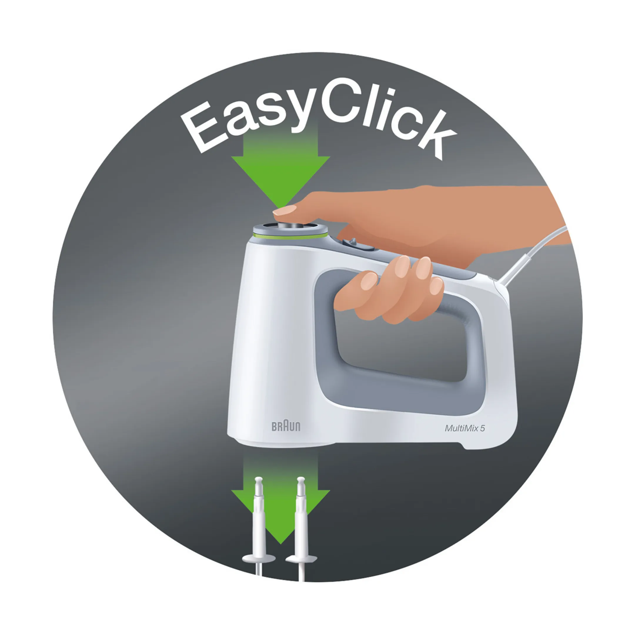 Braun MultiMix 5 HM5137WH Mixer - White image