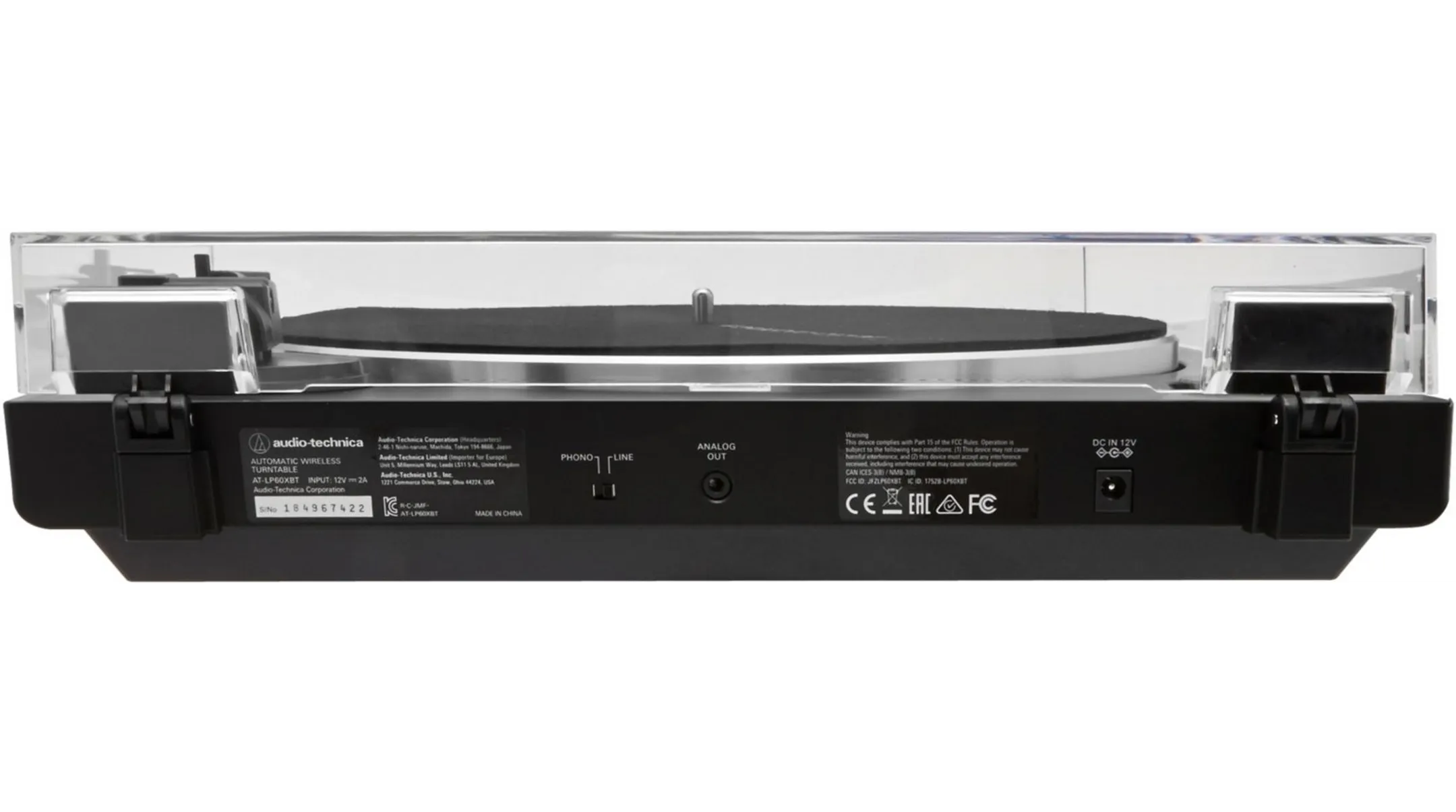 Audio Technica AT-LP60XBTWH Platine vinyle Blanc image