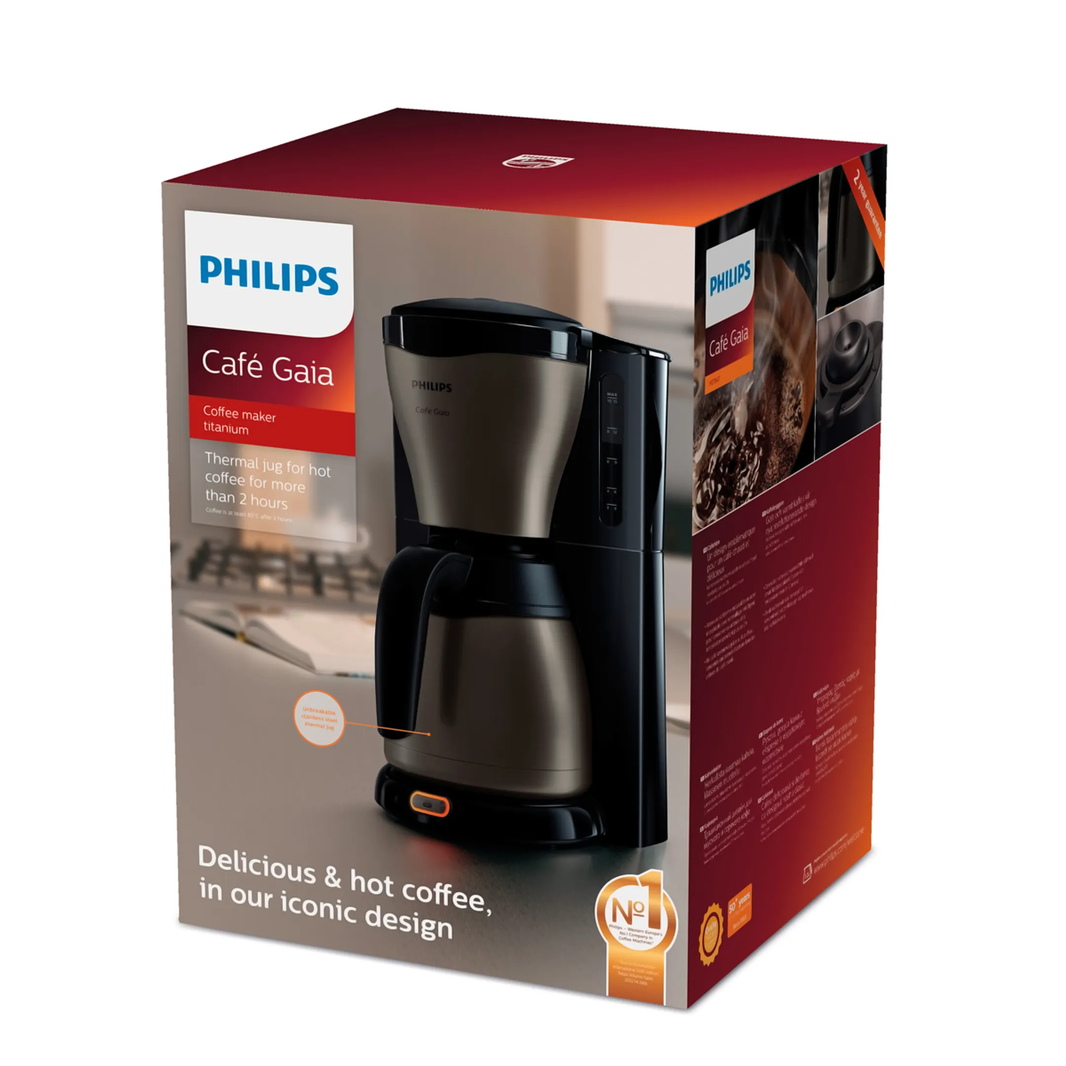 Philips Coffee machine HD7547/80 - Black image