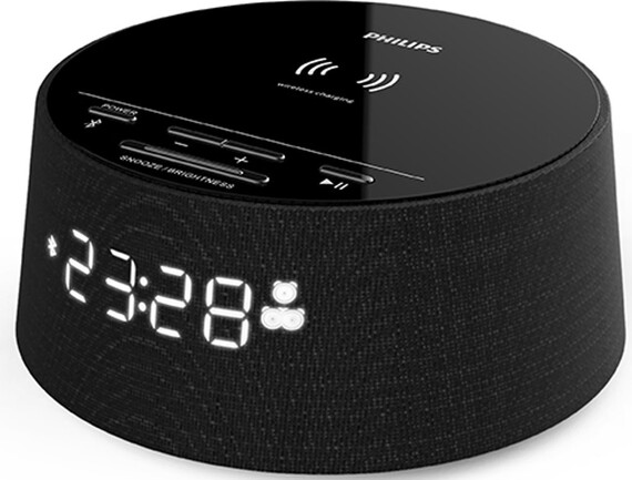 Philips Radio réveil Bluetooth® TAPR702 rechargement smartphone sans fil Qi Noir