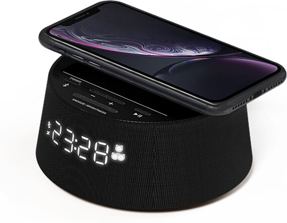 Philips Radio réveil Bluetooth® TAPR702 rechargement smartphone sans fil Qi Noir