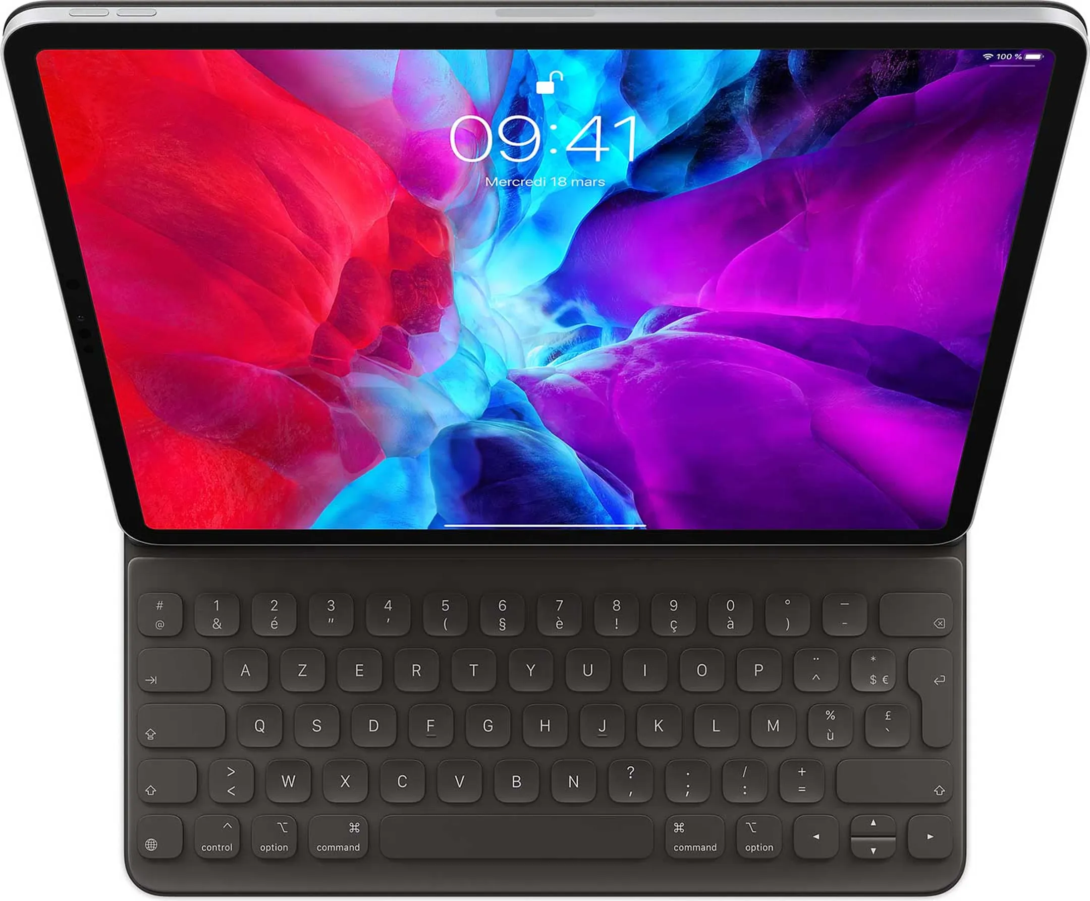 Étui avec clavier intégré Smart Keyboard Folio für iPad Pro 12,9" - AZERTY