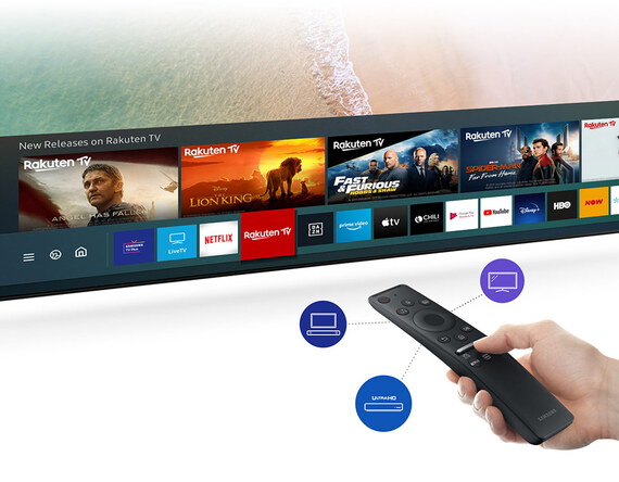 Samsung TV QLED 4K QE55Q80T (2020) - 55 pouces