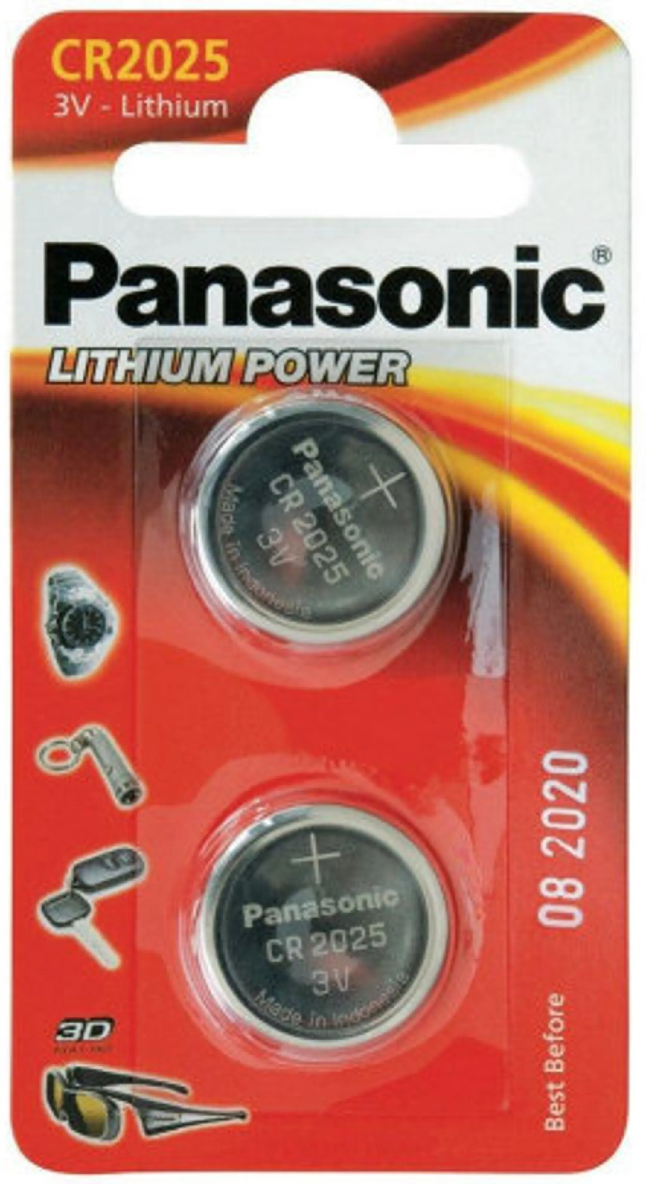 Piles Alkaline CR2025