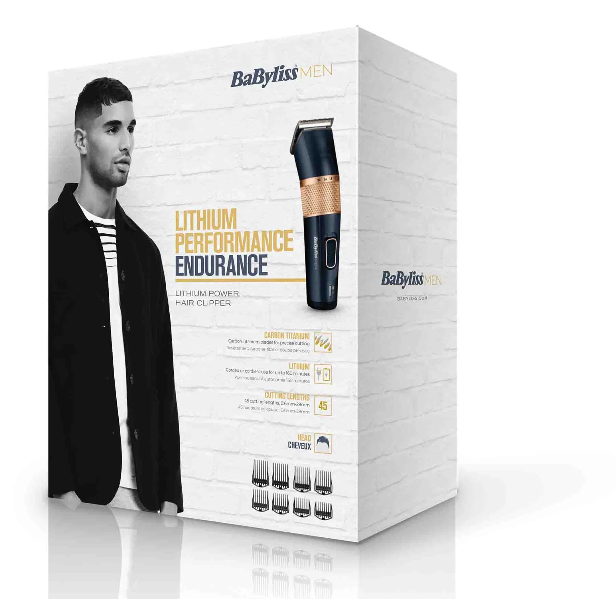 Babyliss Hair Clipper Lithium Power Hair E986E image