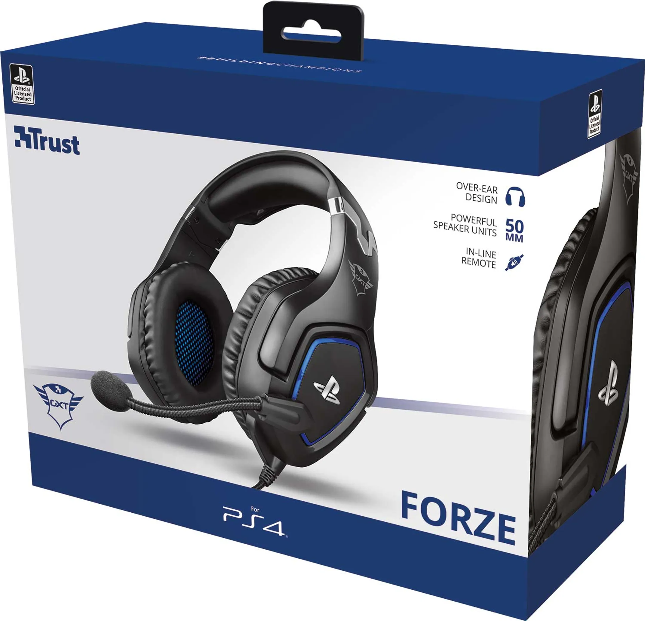 Trust Casque gaming pour PS4 GXT 488 Forze - Noir image
