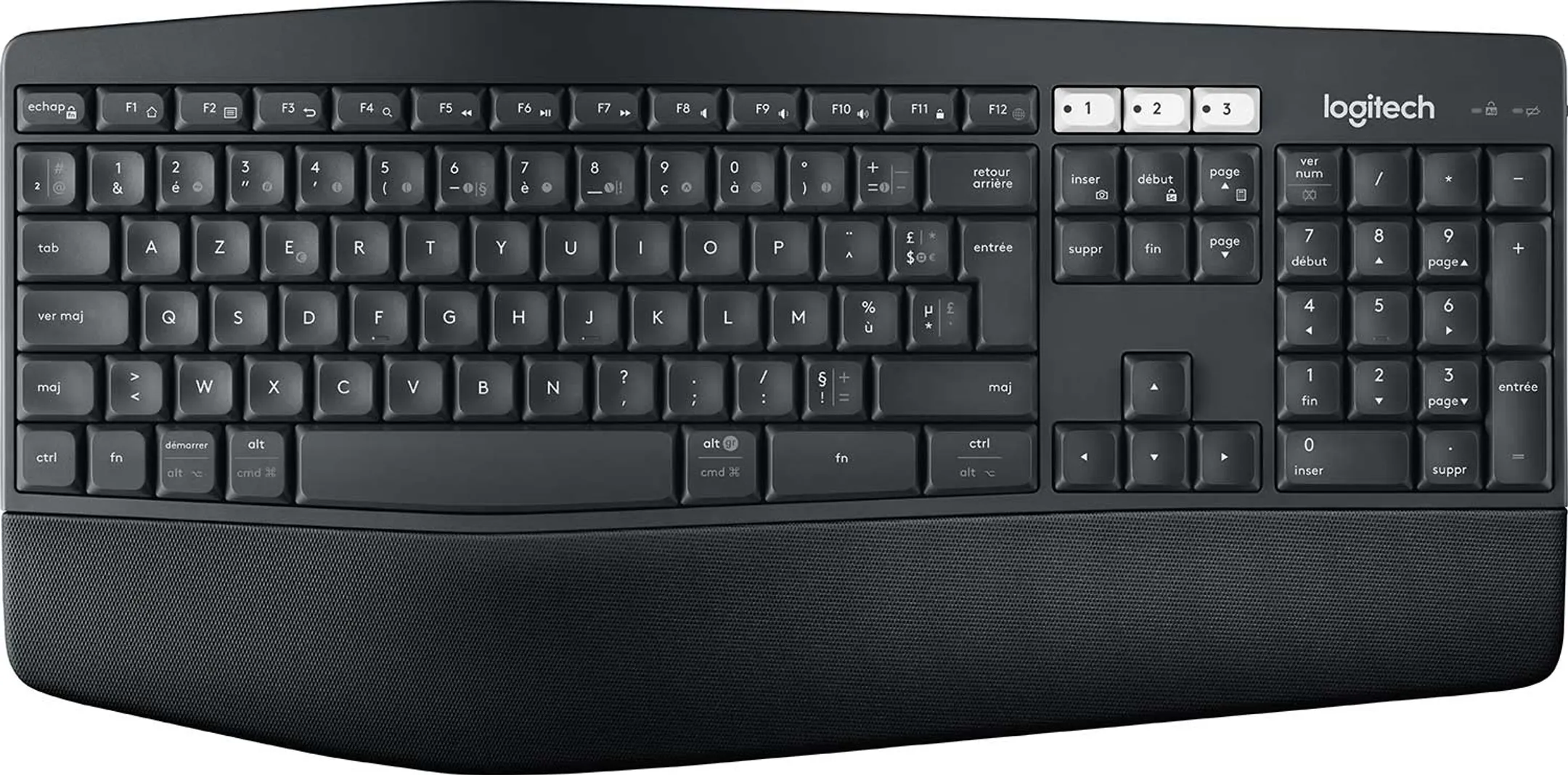 Logitech Clavier + Souris -  Sans Fil - MK850 - AZERTY (BE) - Noir image