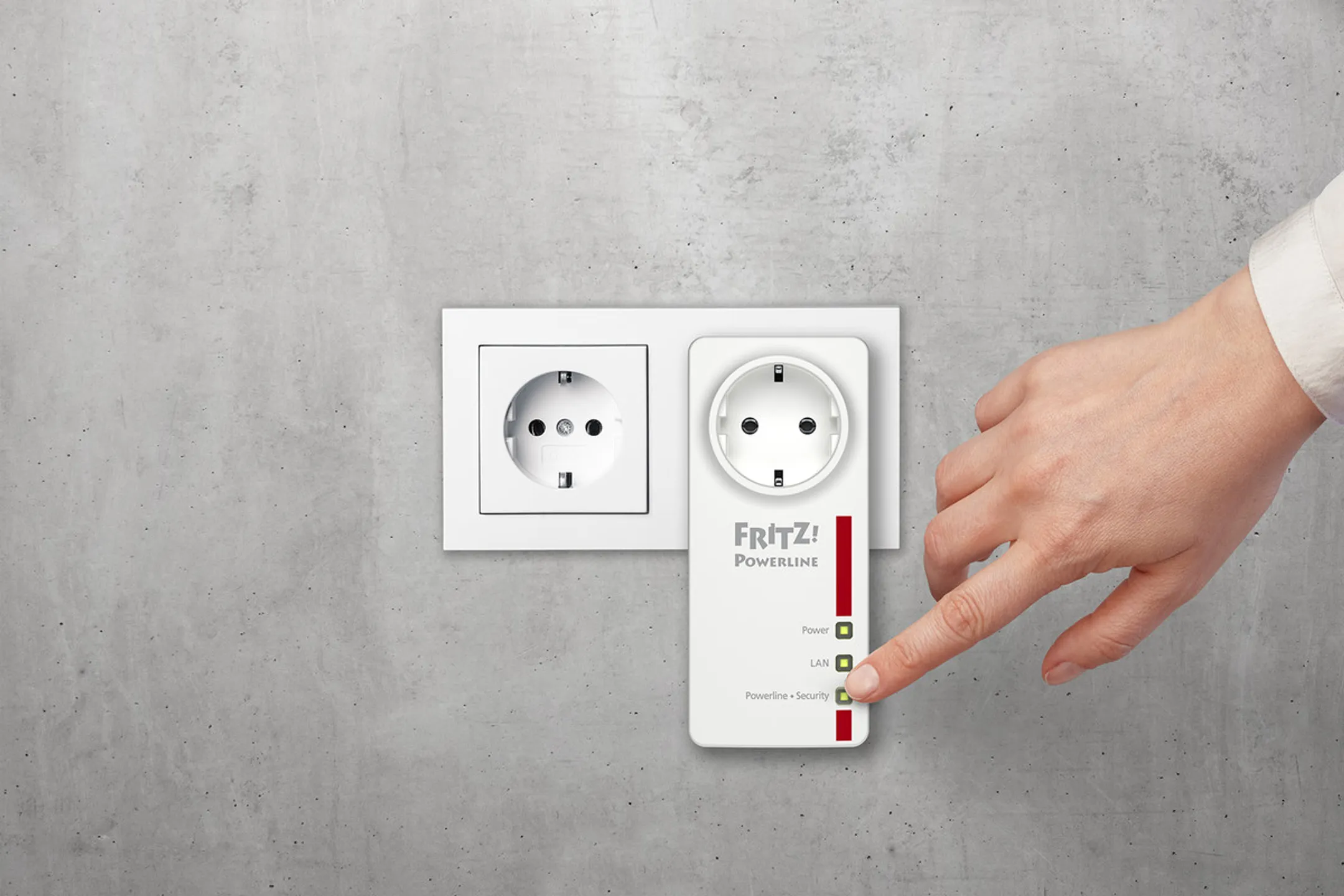 AVM FRITZ FRITZ!Powerline 1220 Ethernet CPL image