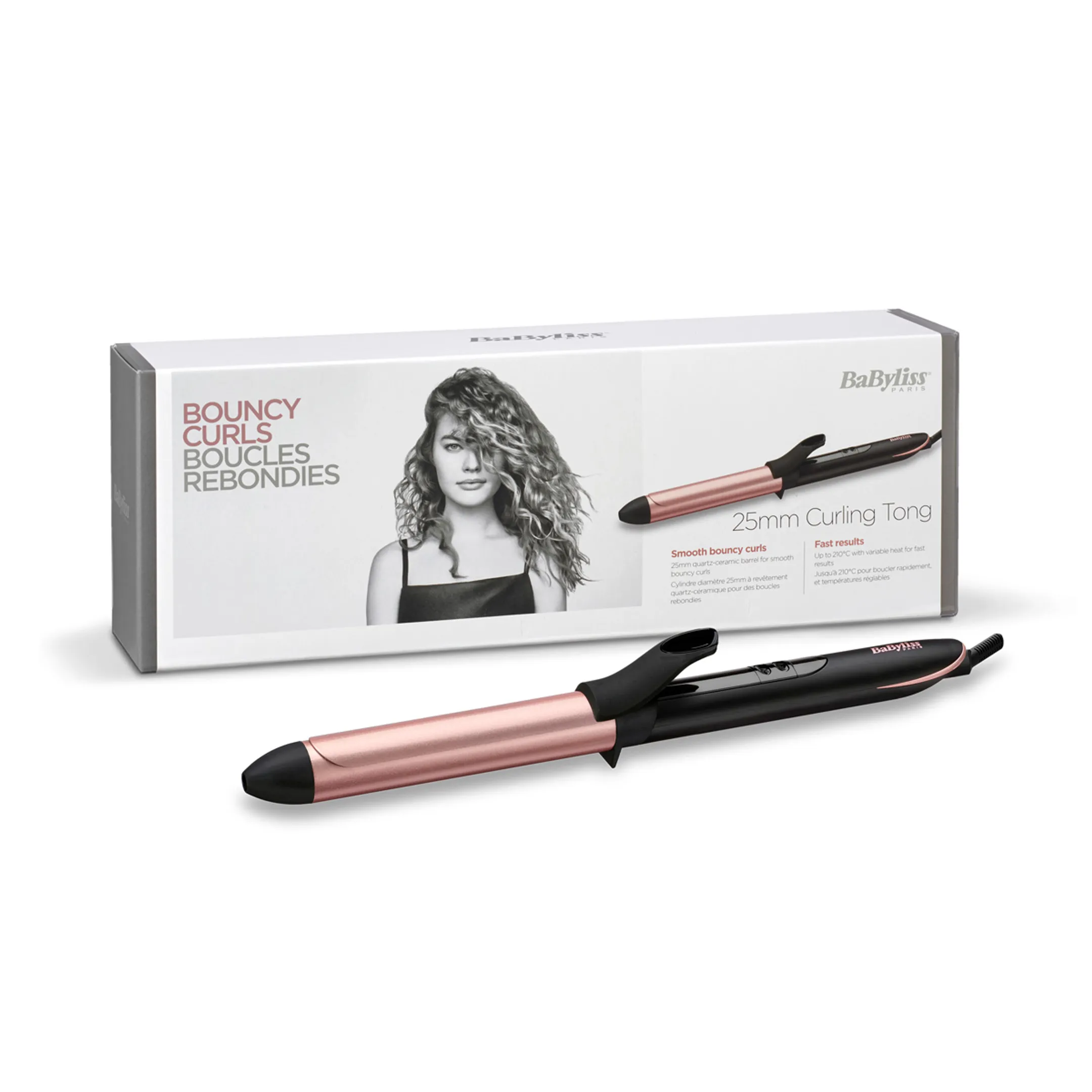 Babyliss Fer à boucler Curling Tong C451E - 25mm  image