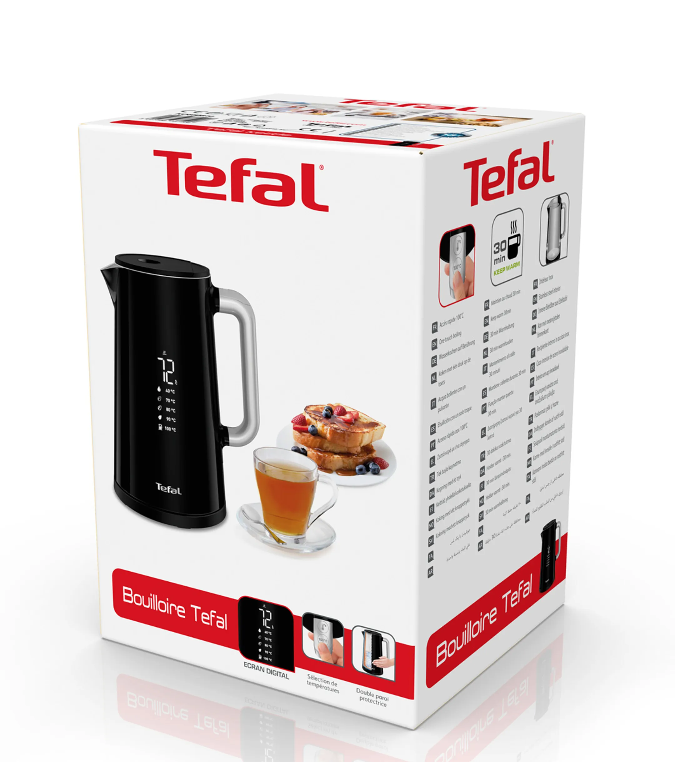 Tefal Bouilloire Smart'N Light KO850810 - Noir image