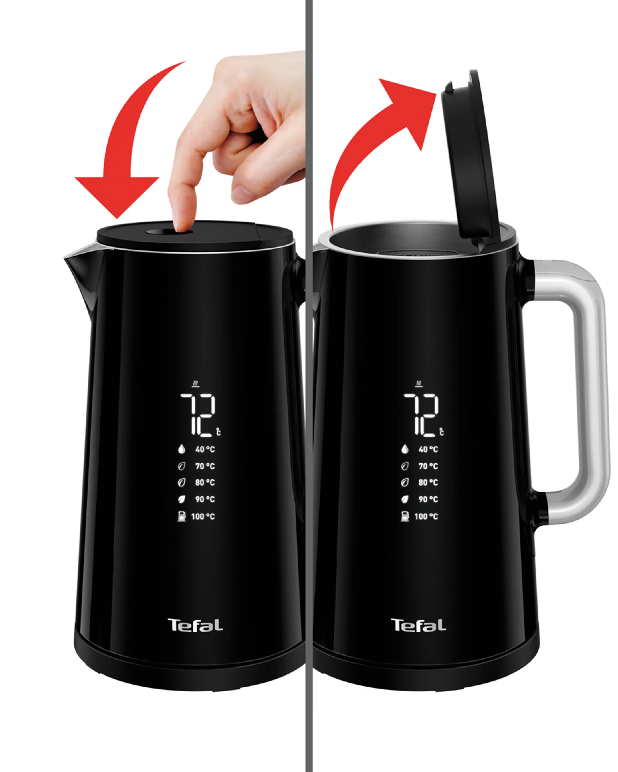 Tefal Bouilloire Smart'N Light KO850810 - Noir image