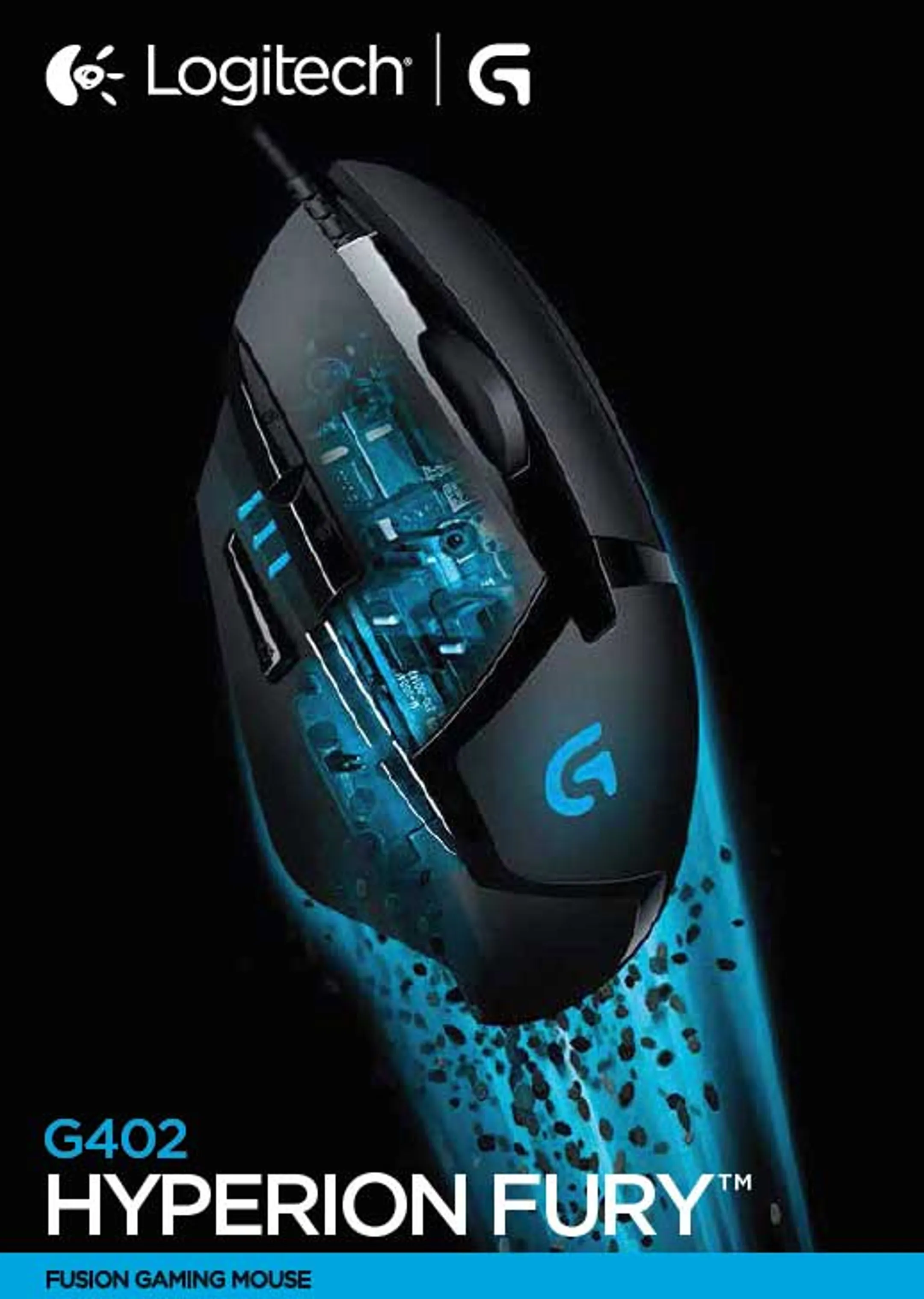 Logitech G Souris Gaming G402 Hyperion Fury - Noir image
