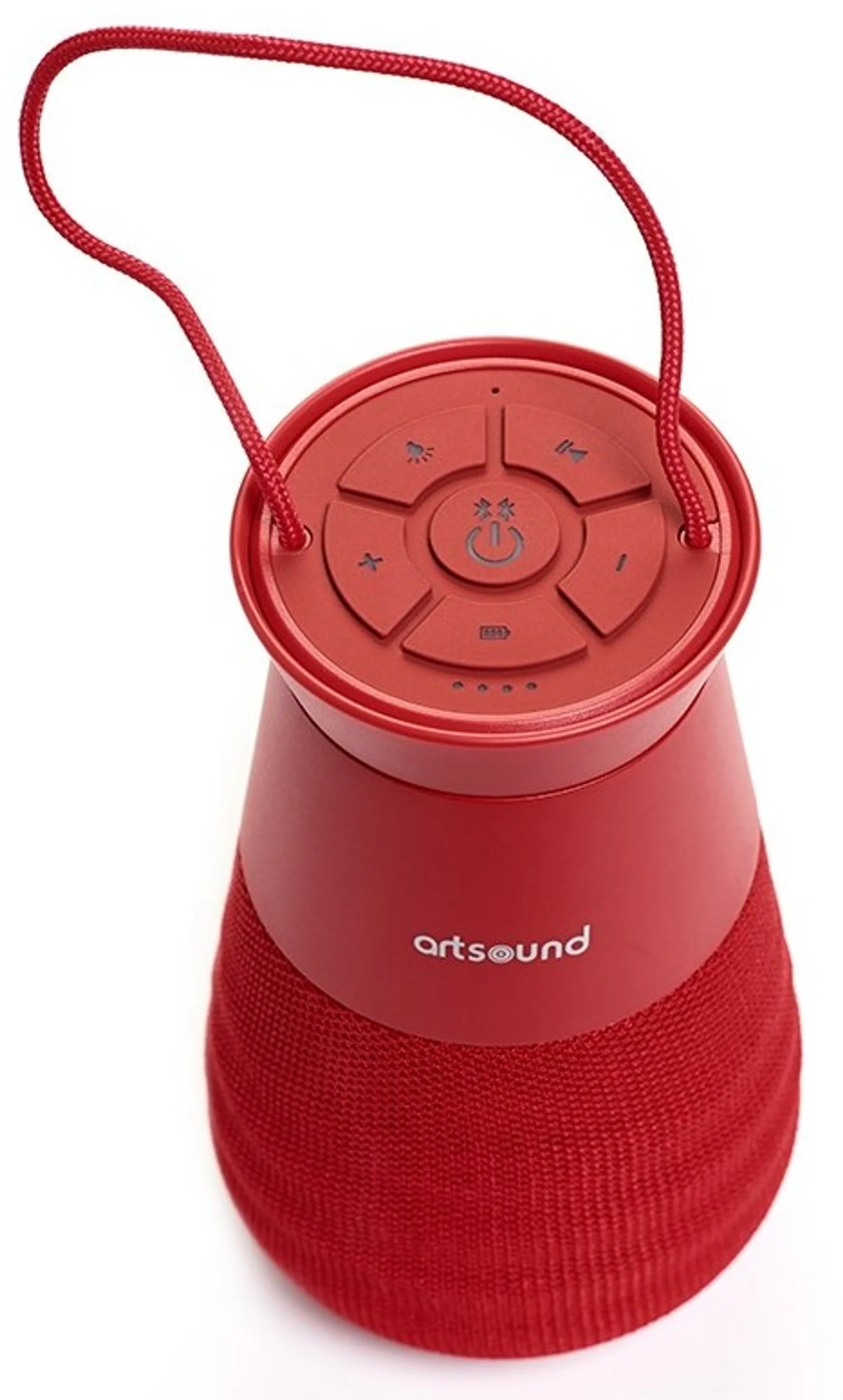 Artsound Loud Speaker Bluetooth Red image