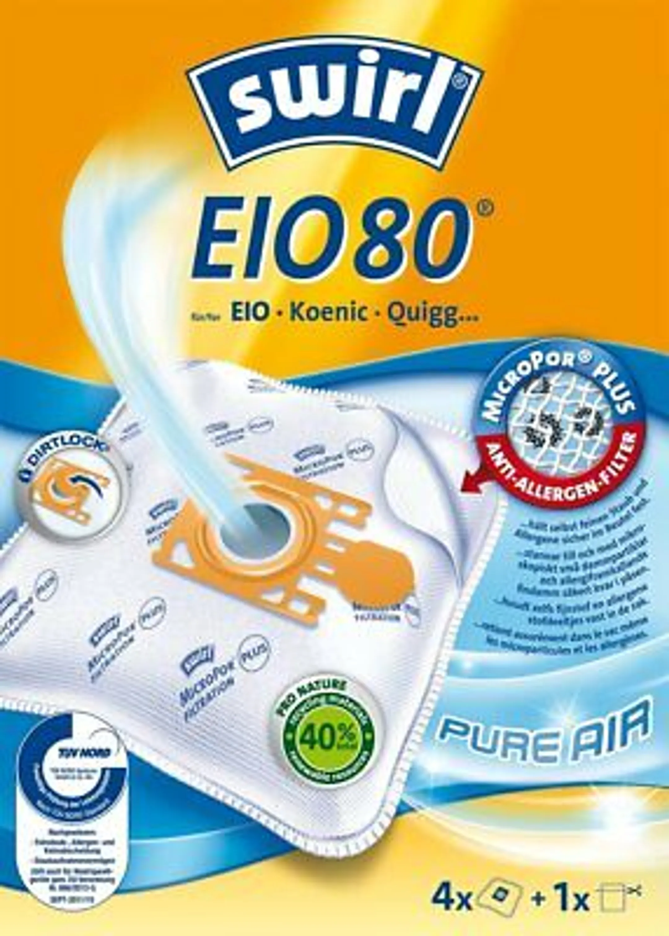 Sac Aspirateur EIO80 6757037