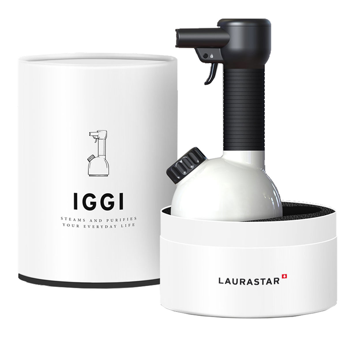 Laurastar Steamer - Steam purifier Iggi White | HIFI international