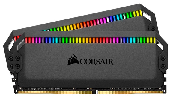 Corsair Dominator Platinum RGB Noir - 16 Go (2 x 8 Go) 3600 MHz DDR4 