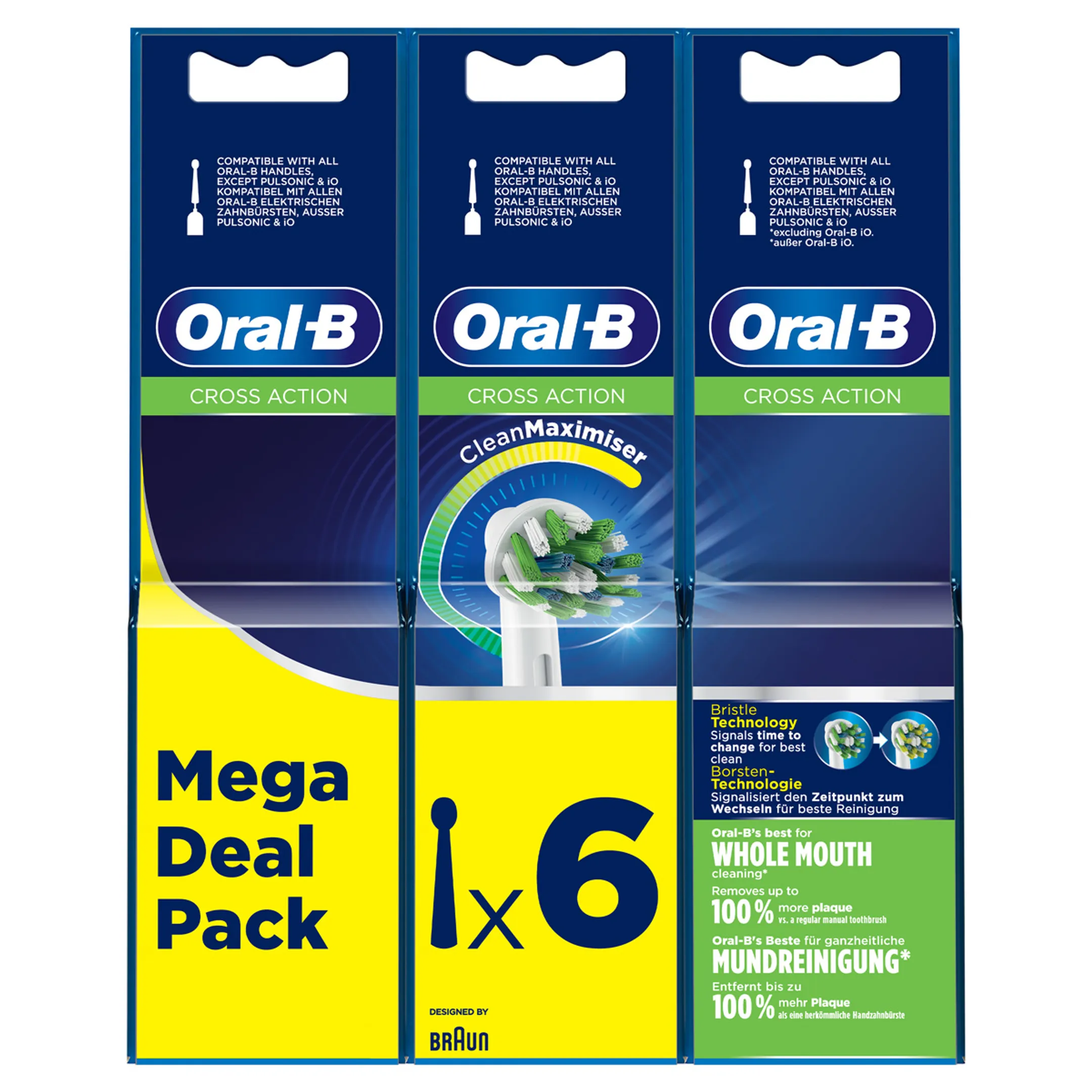 Oral-B CrossAction Brusches - 6pcs image