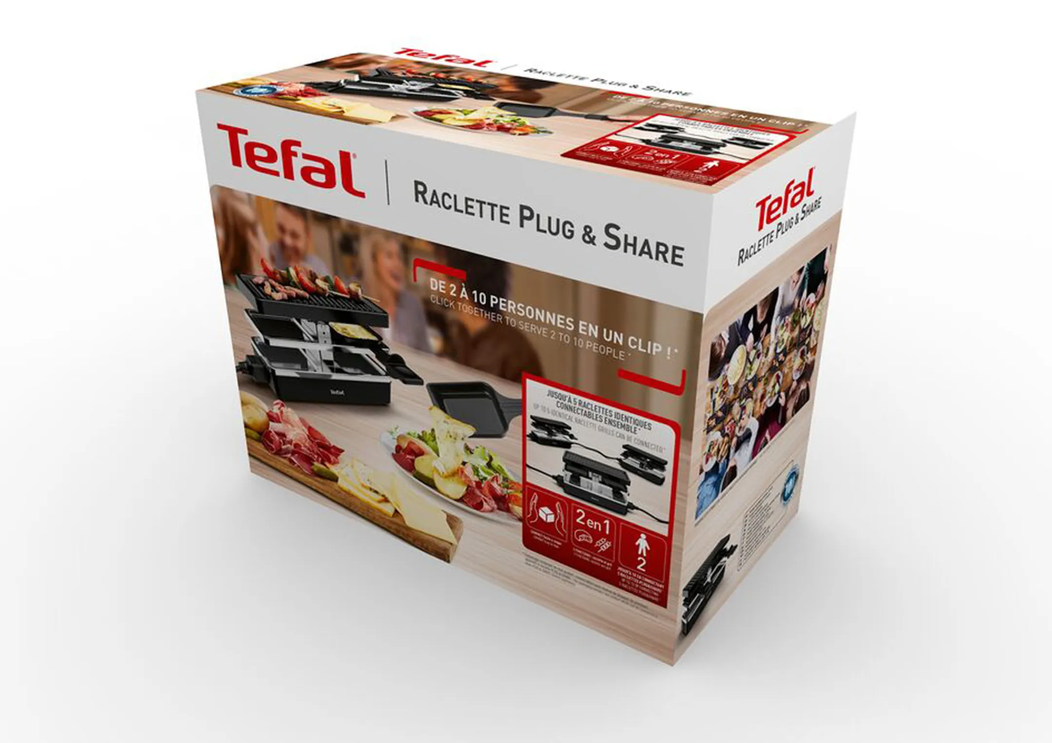 Tefal Raclette Plug & Share RE230812 image
