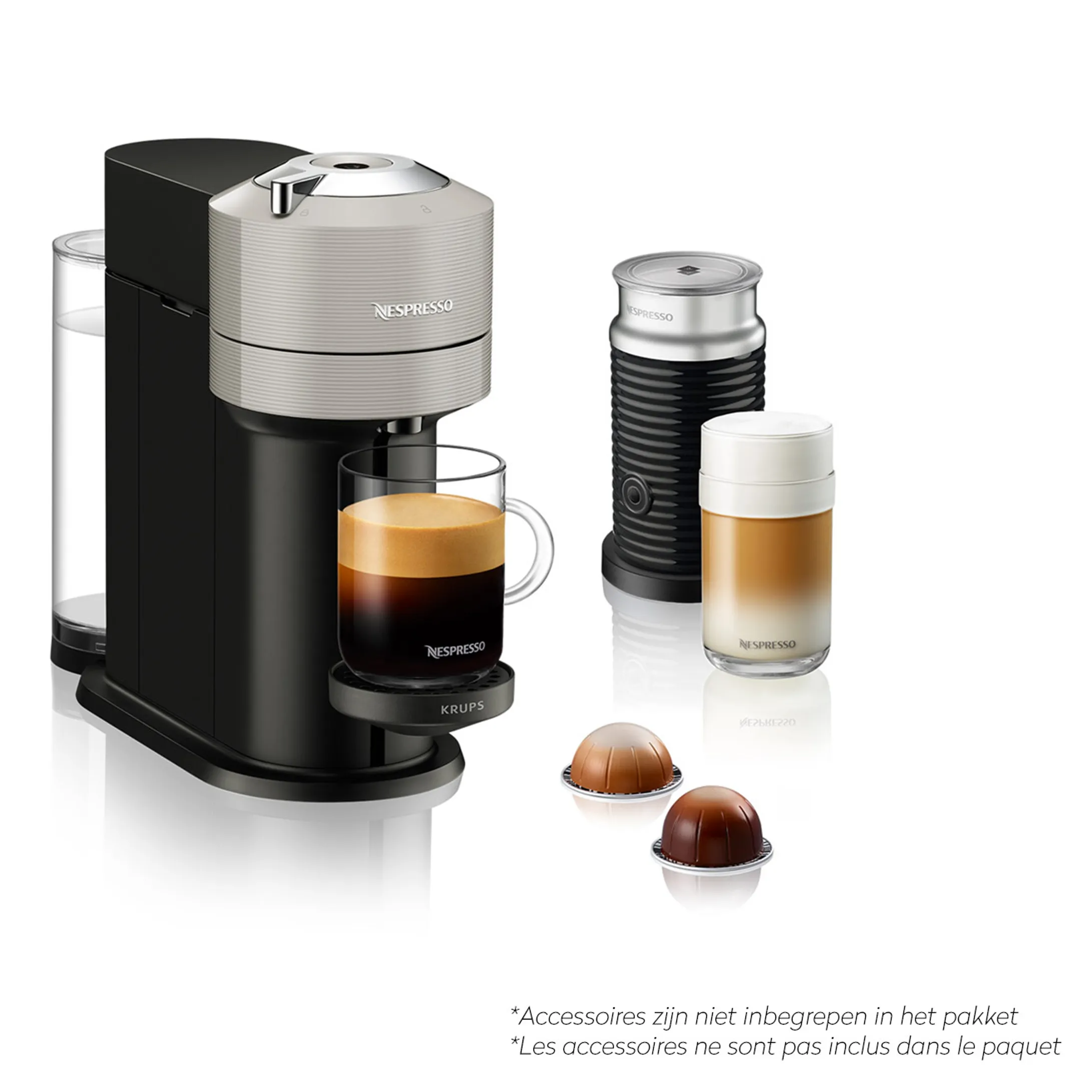 Machine à café Nespresso Vertuo Next, Grey, XN910B10